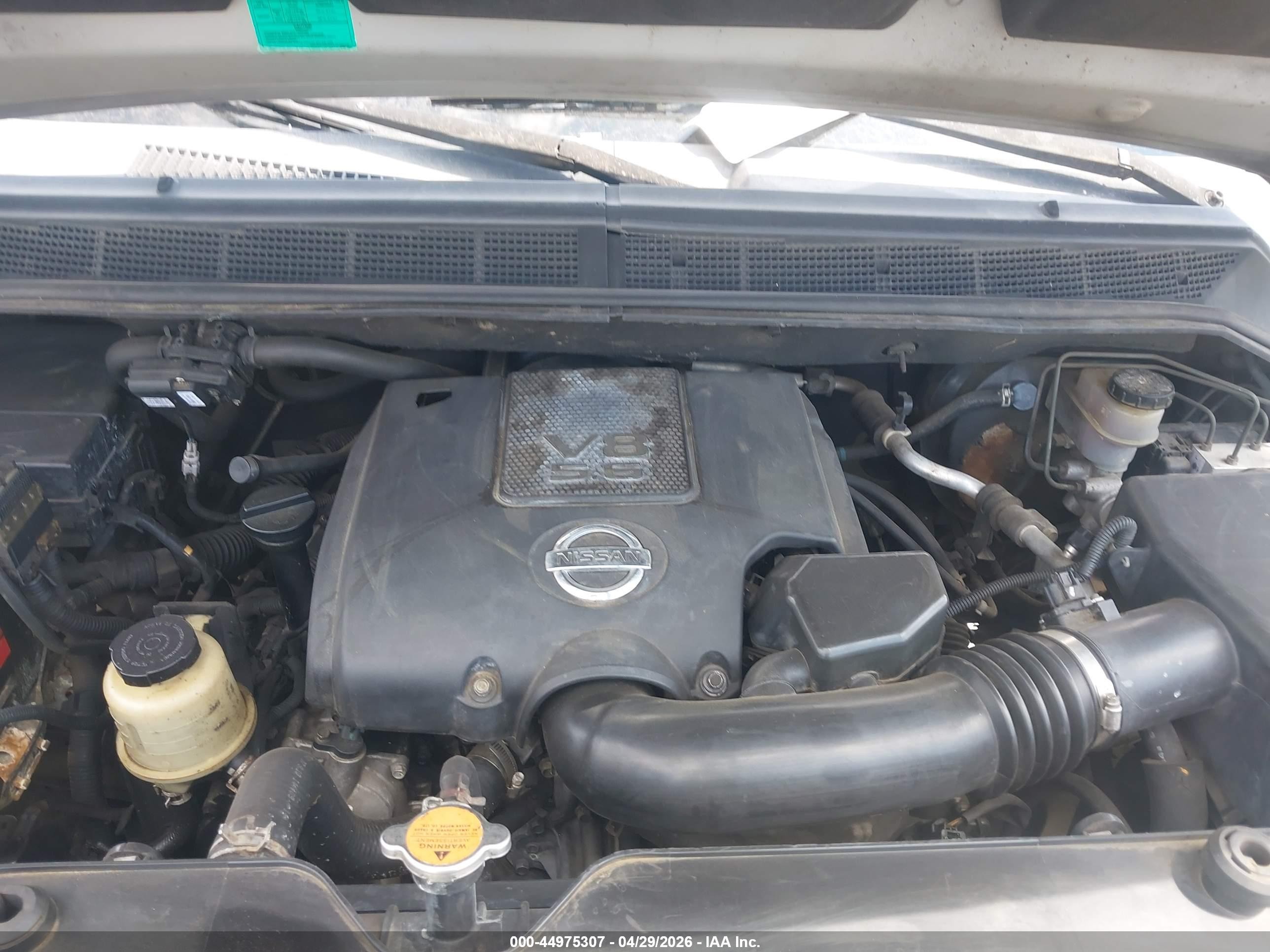 2008 Nissan Titan Xe Silver vin: 1N6AA07D28N332463