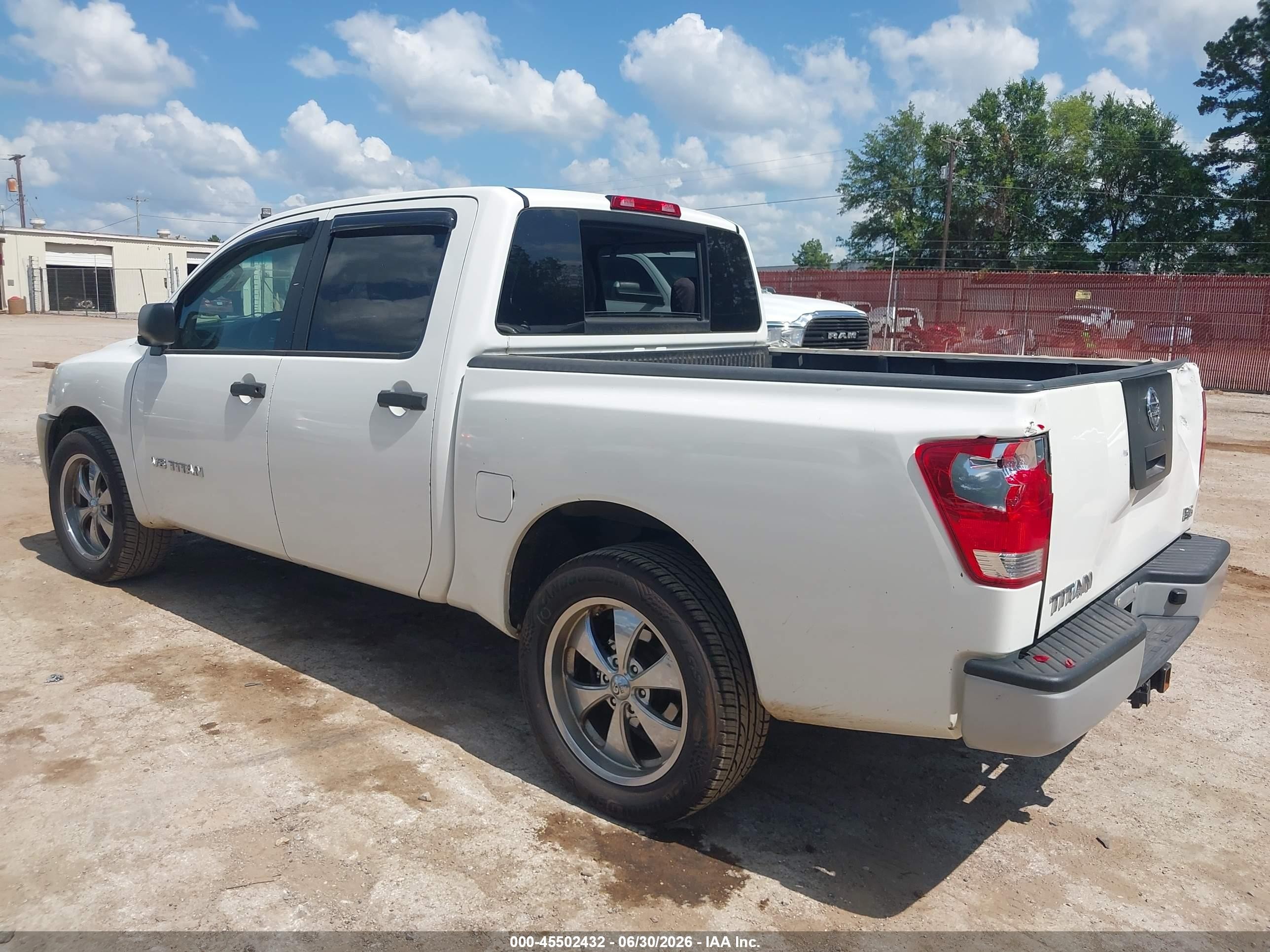 2008 Nissan Titan Xe Белый vin: 1N6AA07D48N325353