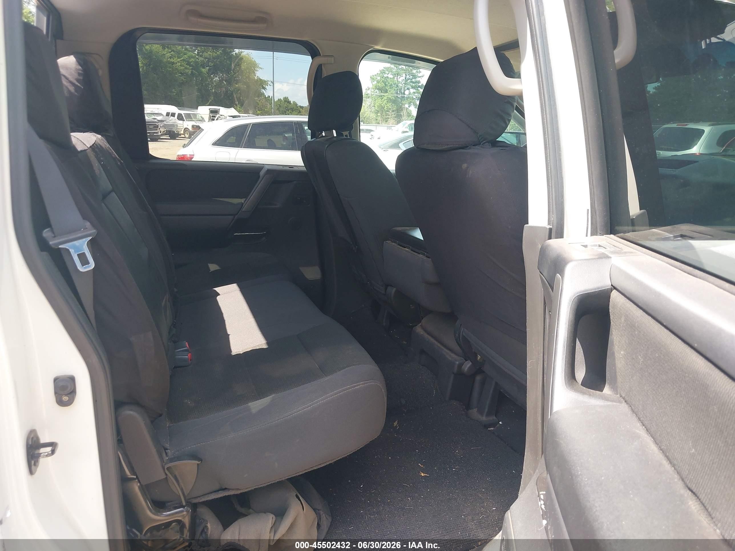 2008 Nissan Titan Xe Белый vin: 1N6AA07D48N325353