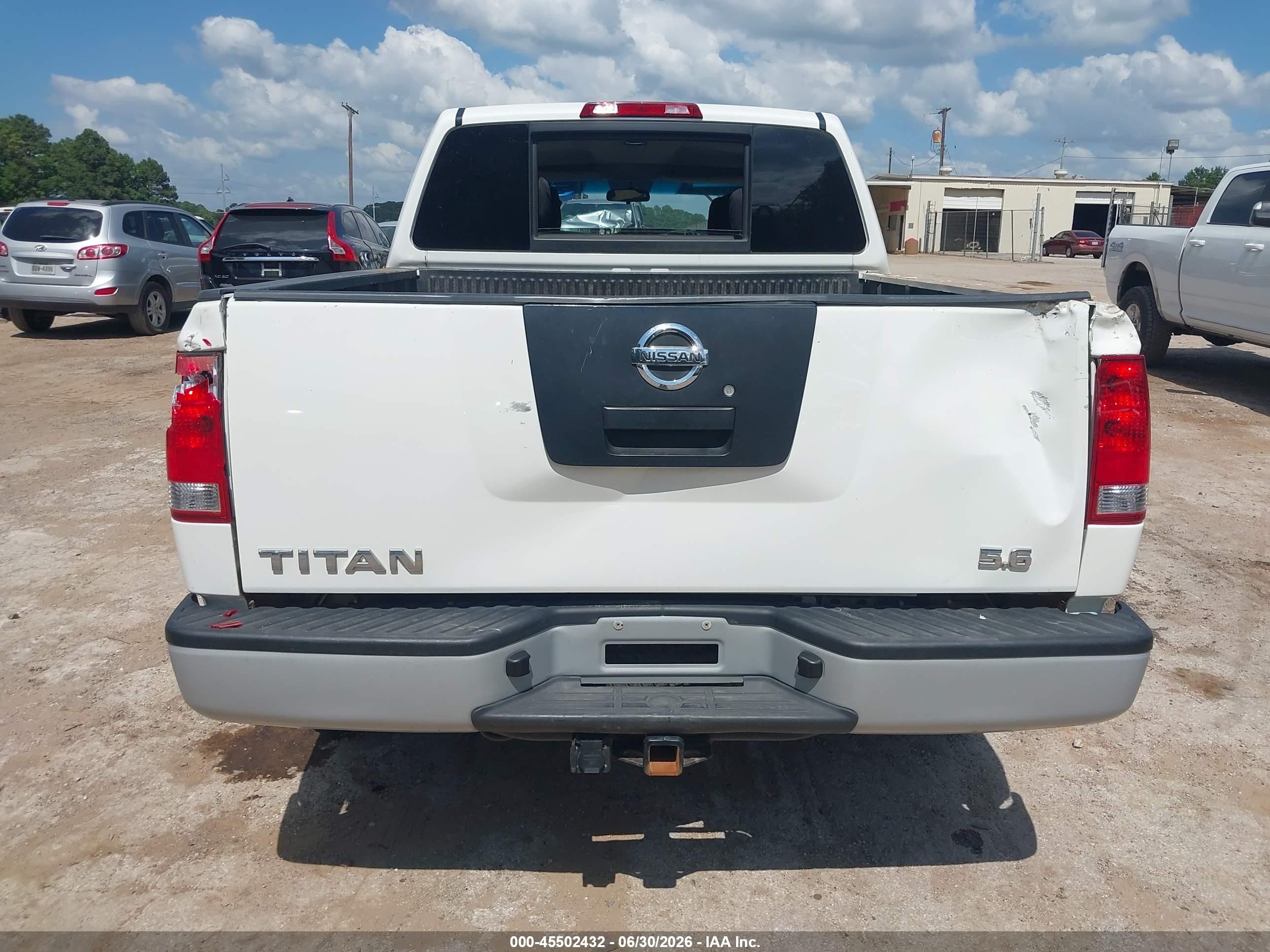 2008 Nissan Titan Xe Белый vin: 1N6AA07D48N325353