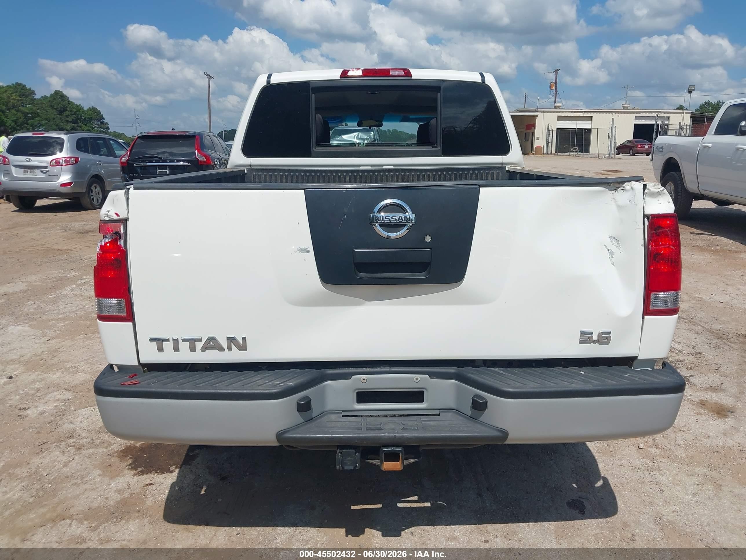 2008 Nissan Titan Xe Белый vin: 1N6AA07D48N325353