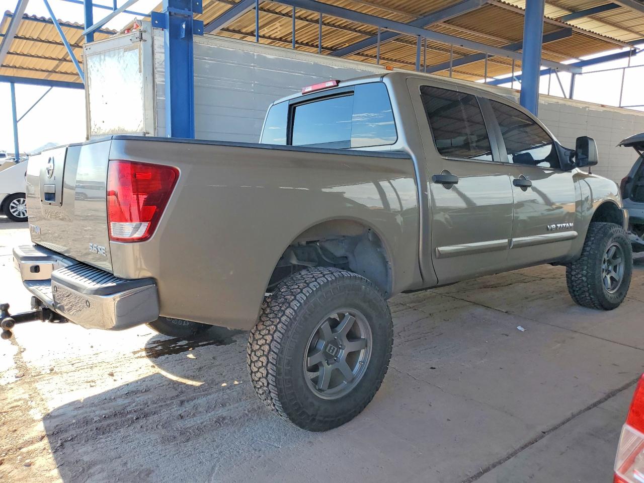 2008 Nissan Titan Xe Gray vin: 1N6AA07D48N327068