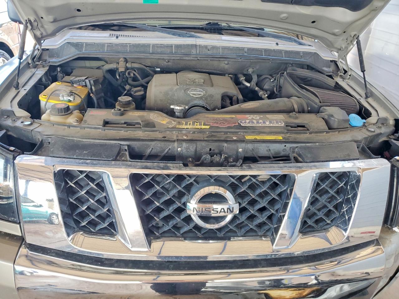 2008 Nissan Titan Xe Gray vin: 1N6AA07D48N327068