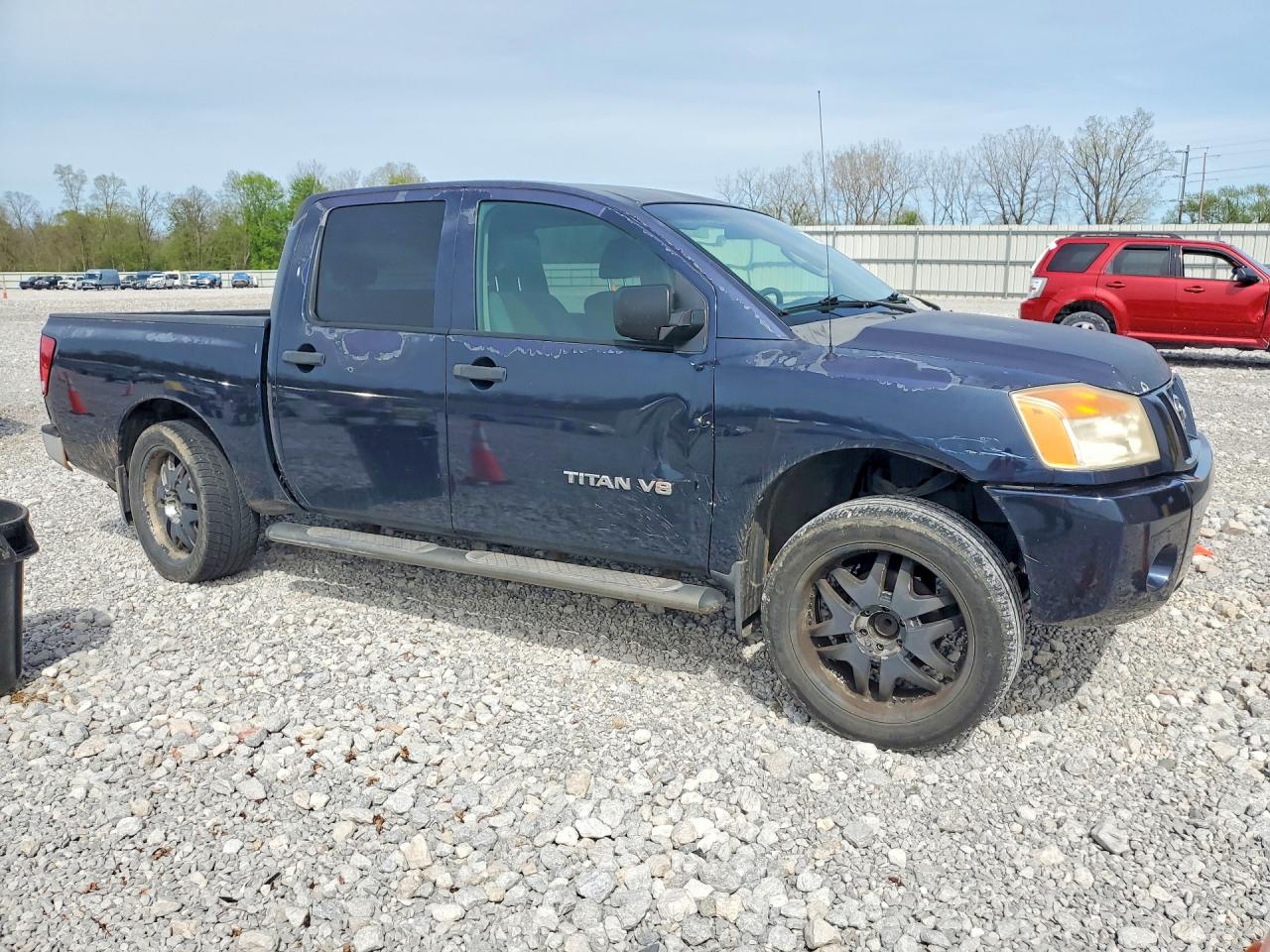 2008 Nissan Titan Xe Blue vin: 1N6AA07D48N335591