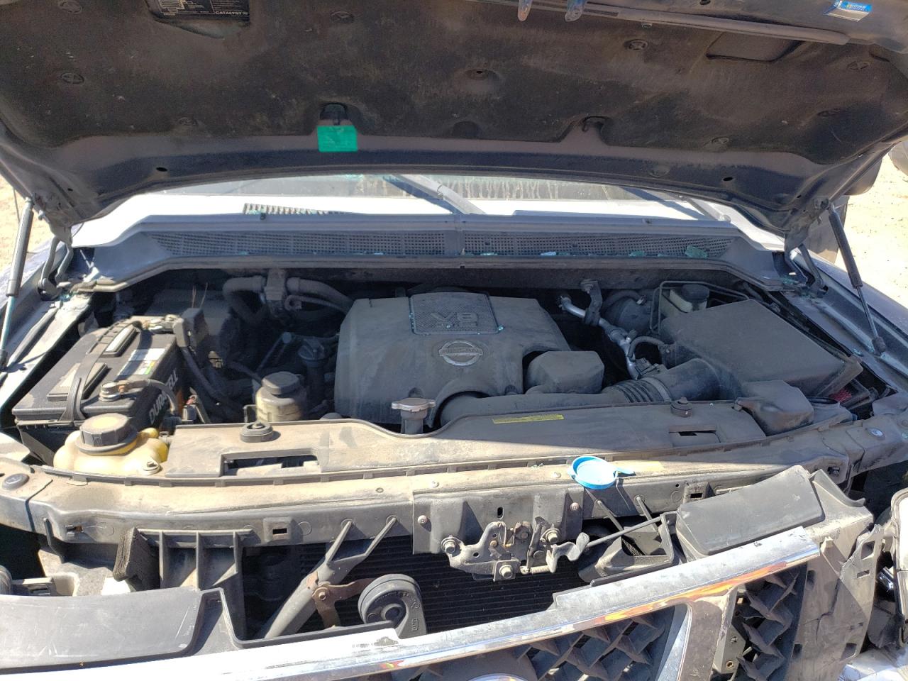 2008 Nissan Titan Xe Blue vin: 1N6AA07D48N357770