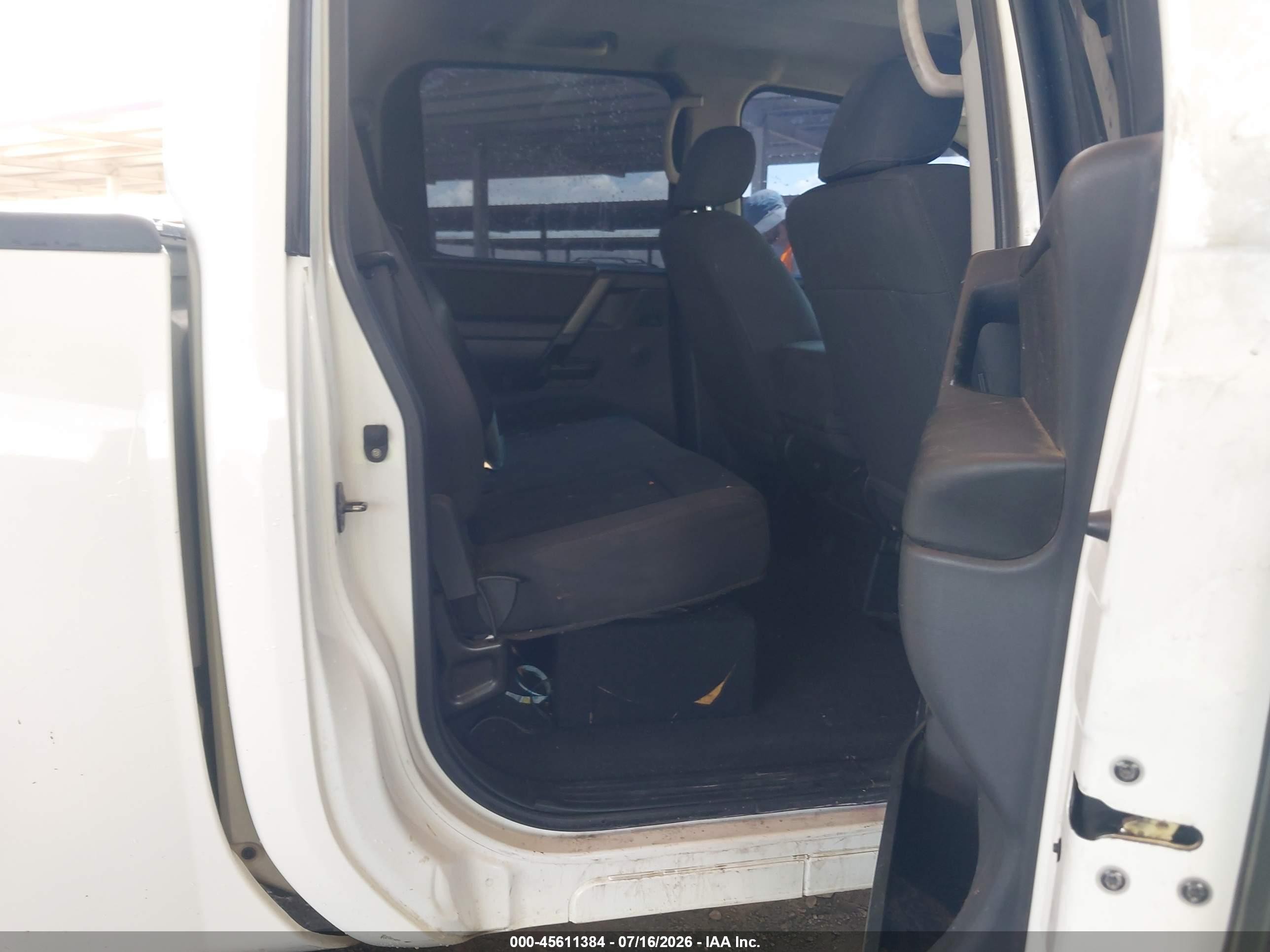2009 Nissan Titan Xe White vin: 1N6AA07D49N302978