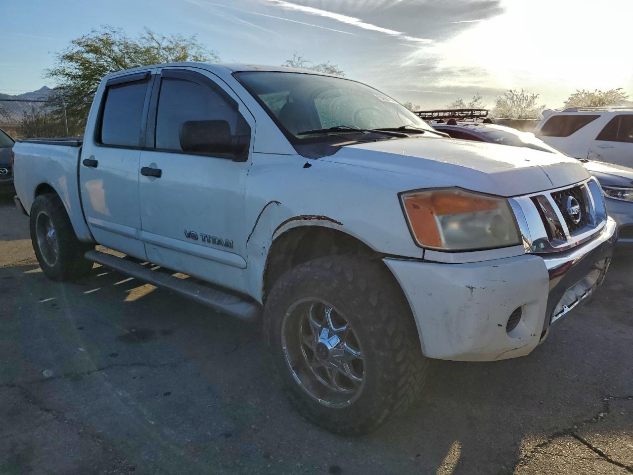 2009 Nissan Titan Xe Белый vin: 1N6AA07D59N307056