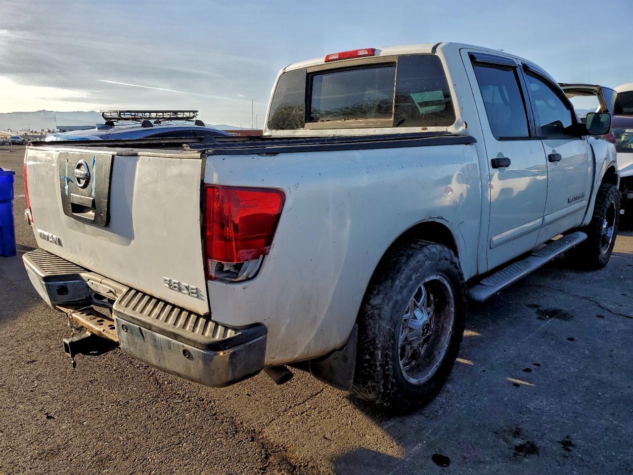 2009 Nissan Titan Xe Белый vin: 1N6AA07D59N307056