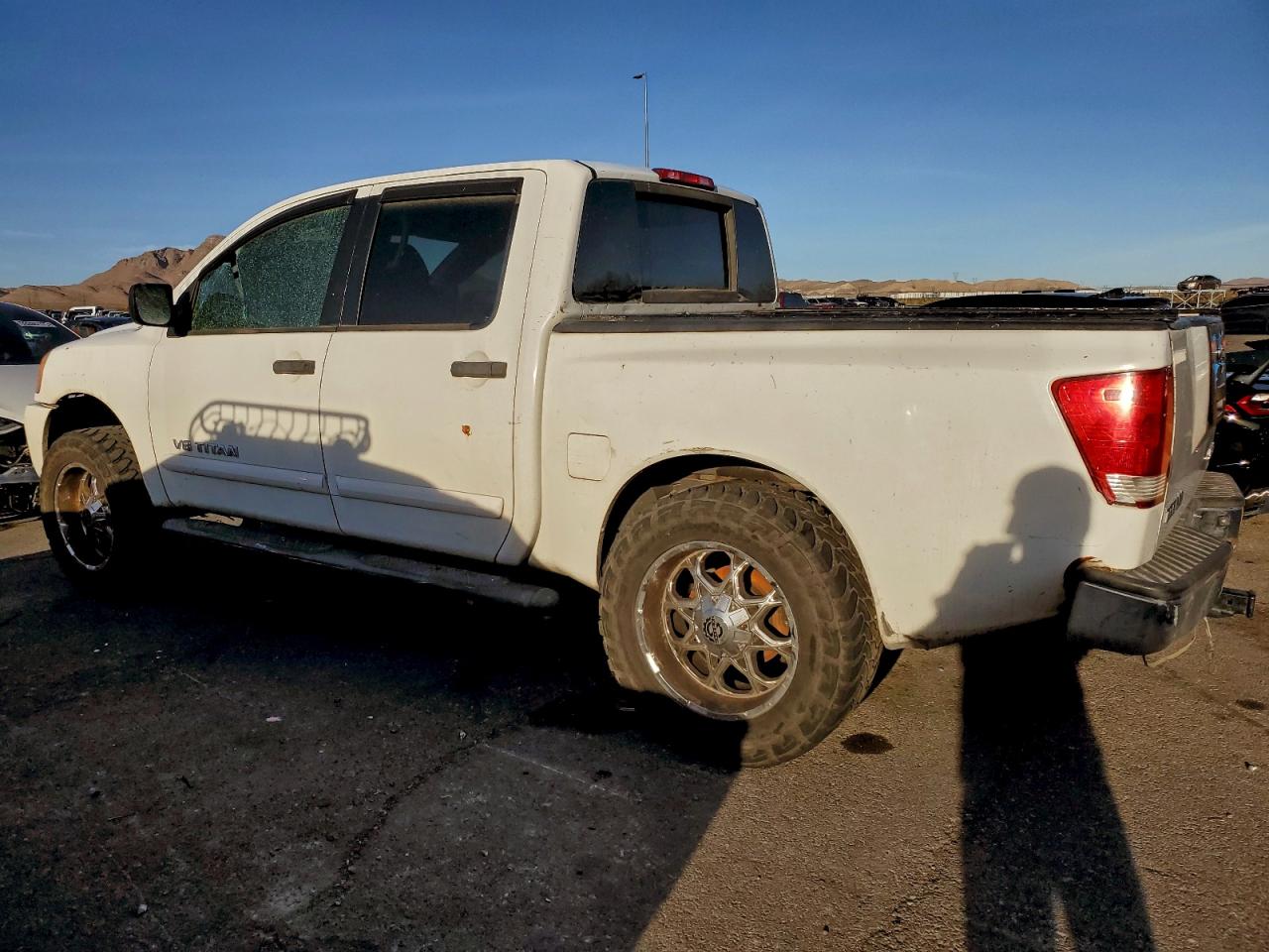 2009 Nissan Titan Xe Белый vin: 1N6AA07D59N307056