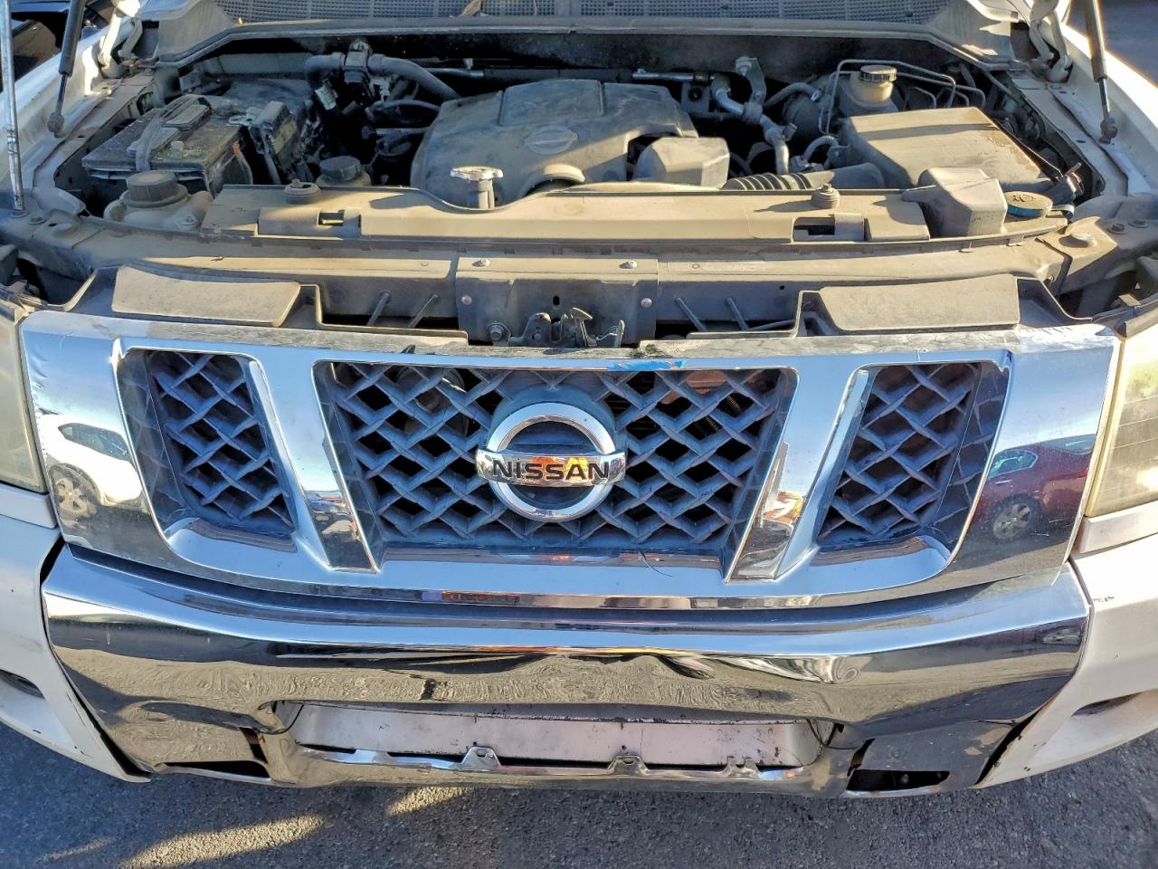 2009 Nissan Titan Xe Белый vin: 1N6AA07D59N307056