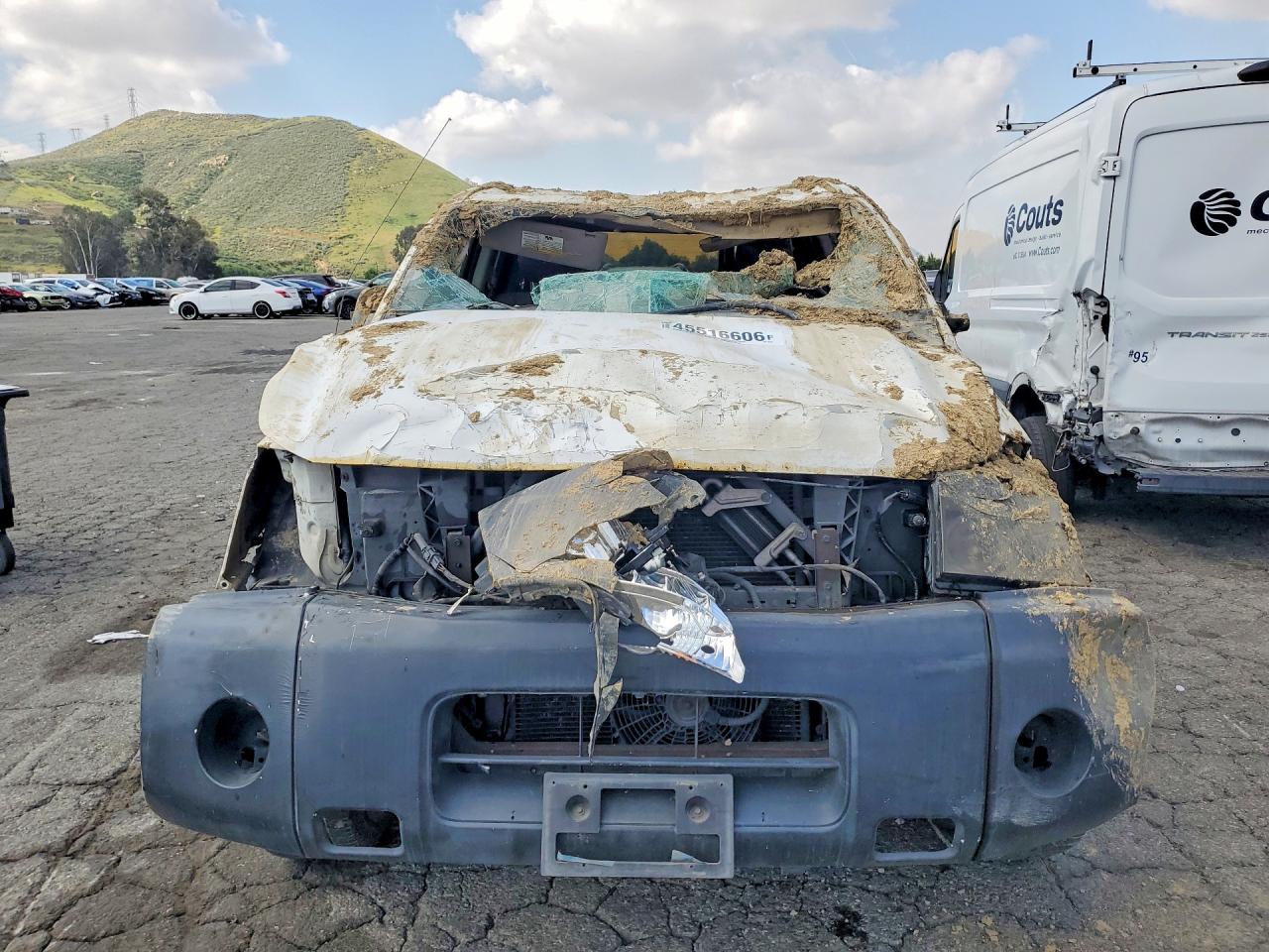 2008 Nissan Titan Xe White vin: 1N6AA07D68N352599