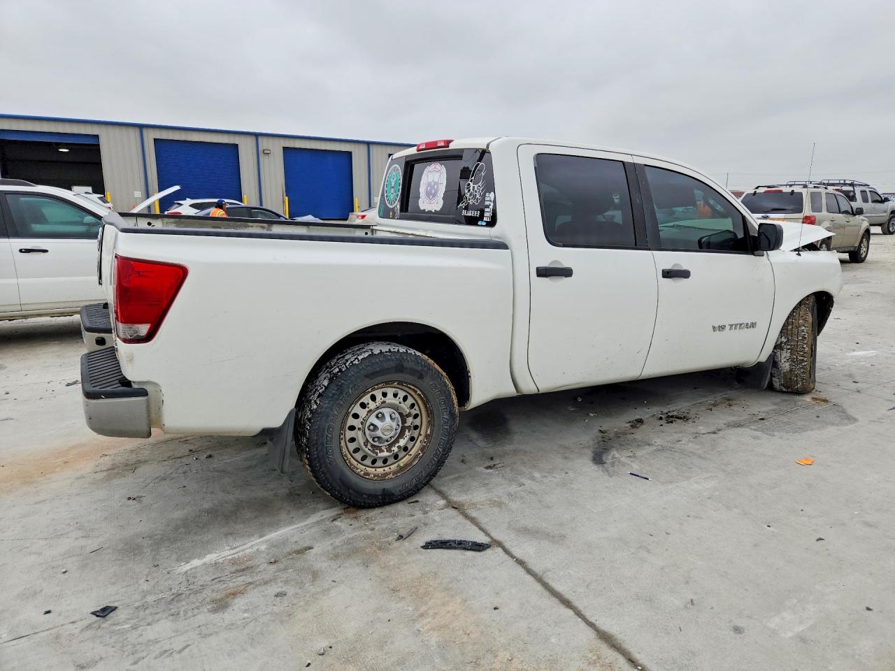 2009 Nissan Titan Xe Белый vin: 1N6AA07D69N302481