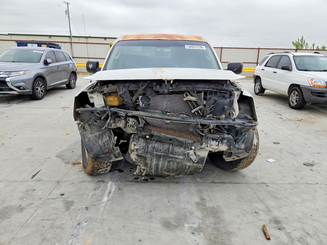 2009 Nissan Titan Xe Белый vin: 1N6AA07D69N302481