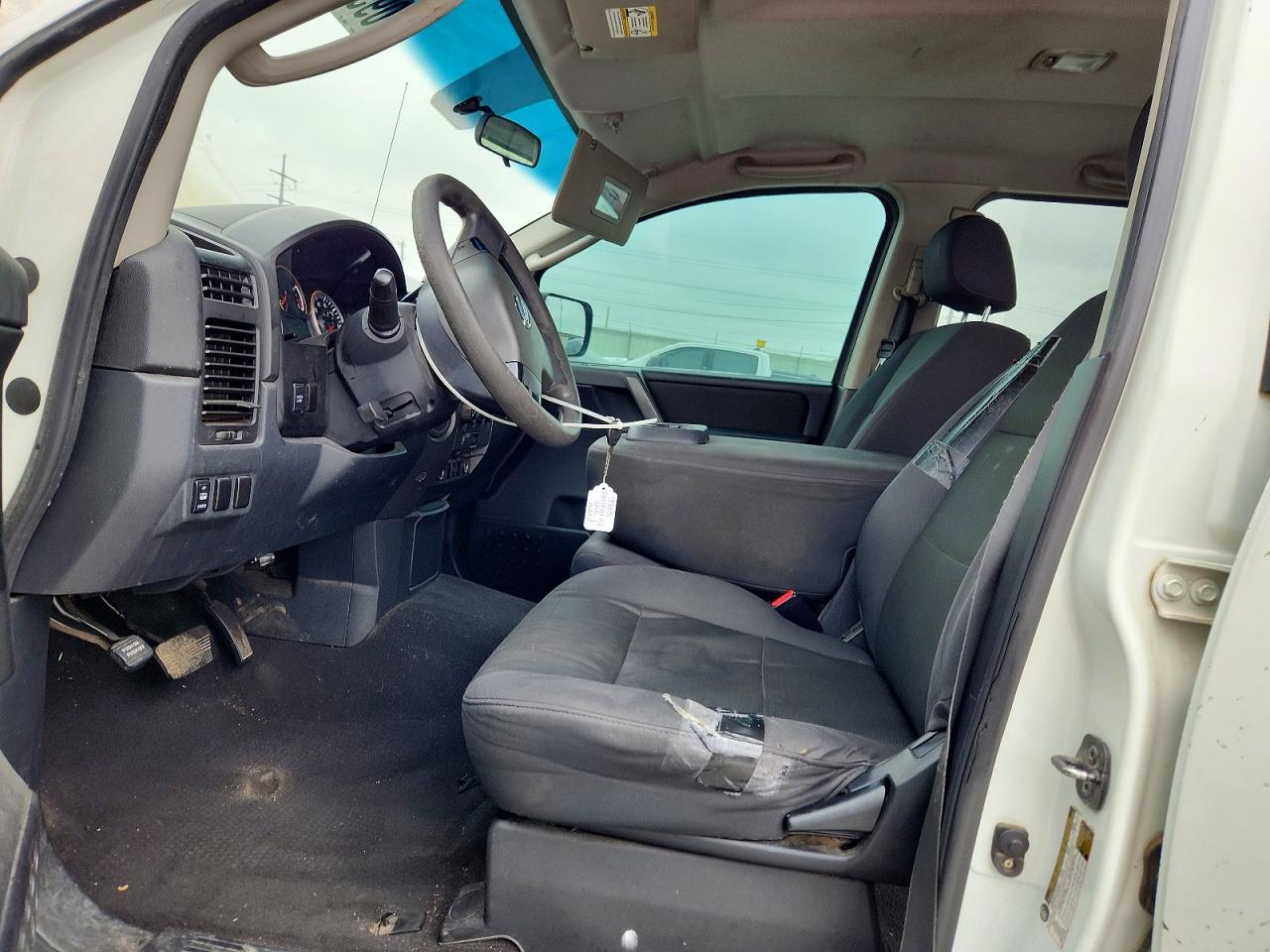 2009 Nissan Titan Xe Белый vin: 1N6AA07D69N302481