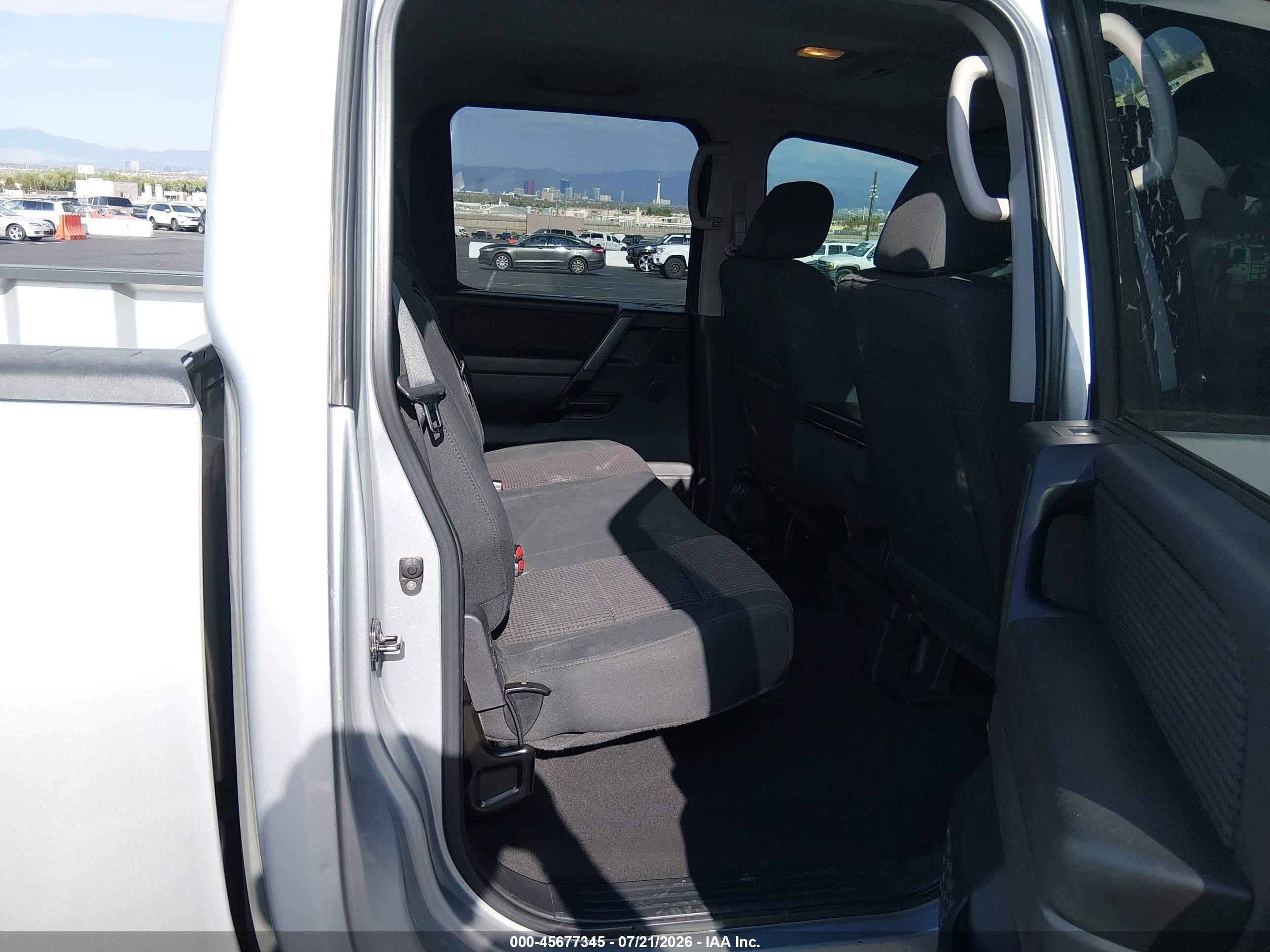 2008 Nissan Titan Se/xe Silver vin: 1N6AA07D78N352269