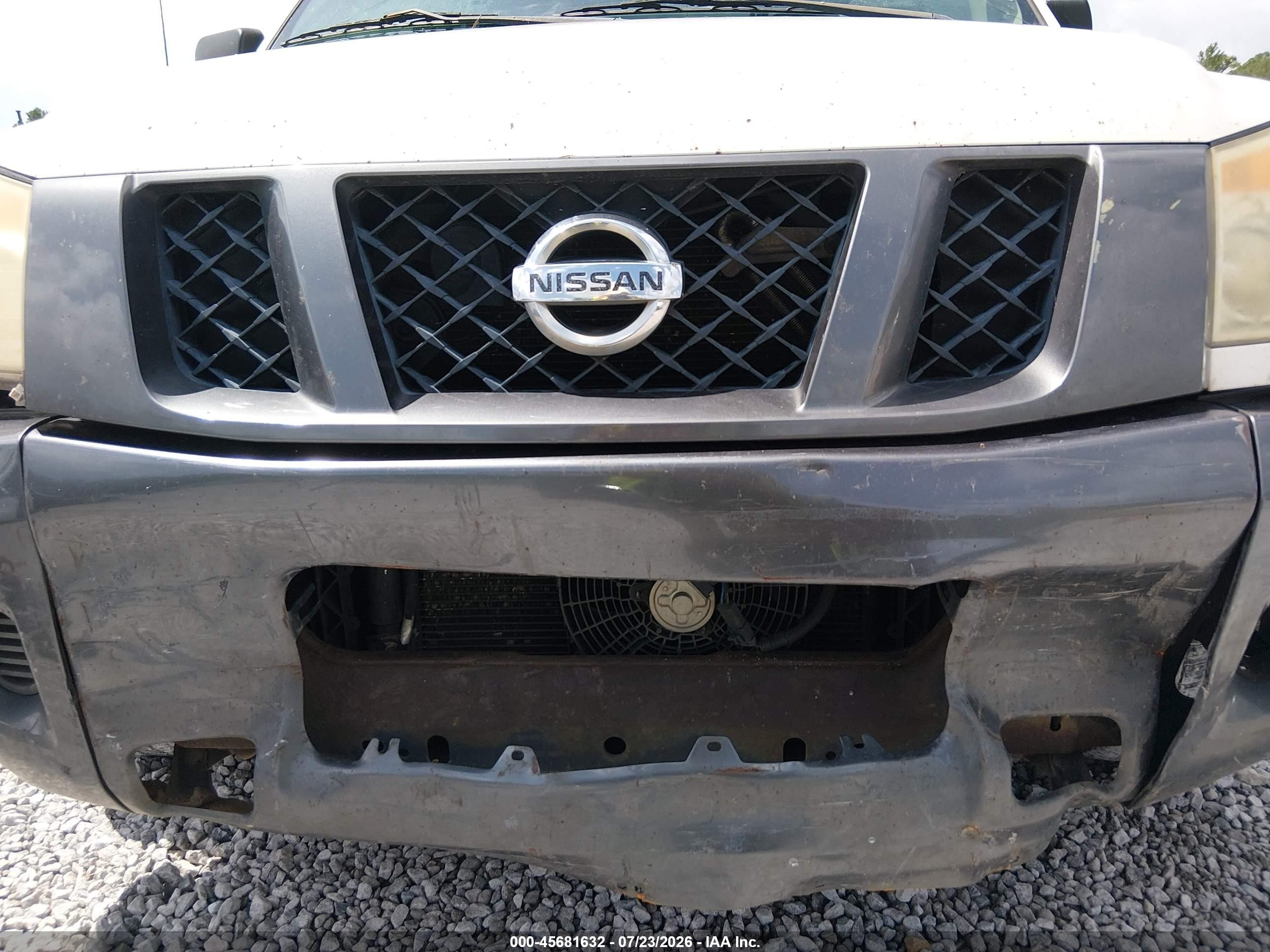 2008 Nissan Titan Xe White vin: 1N6AA07D88N325727
