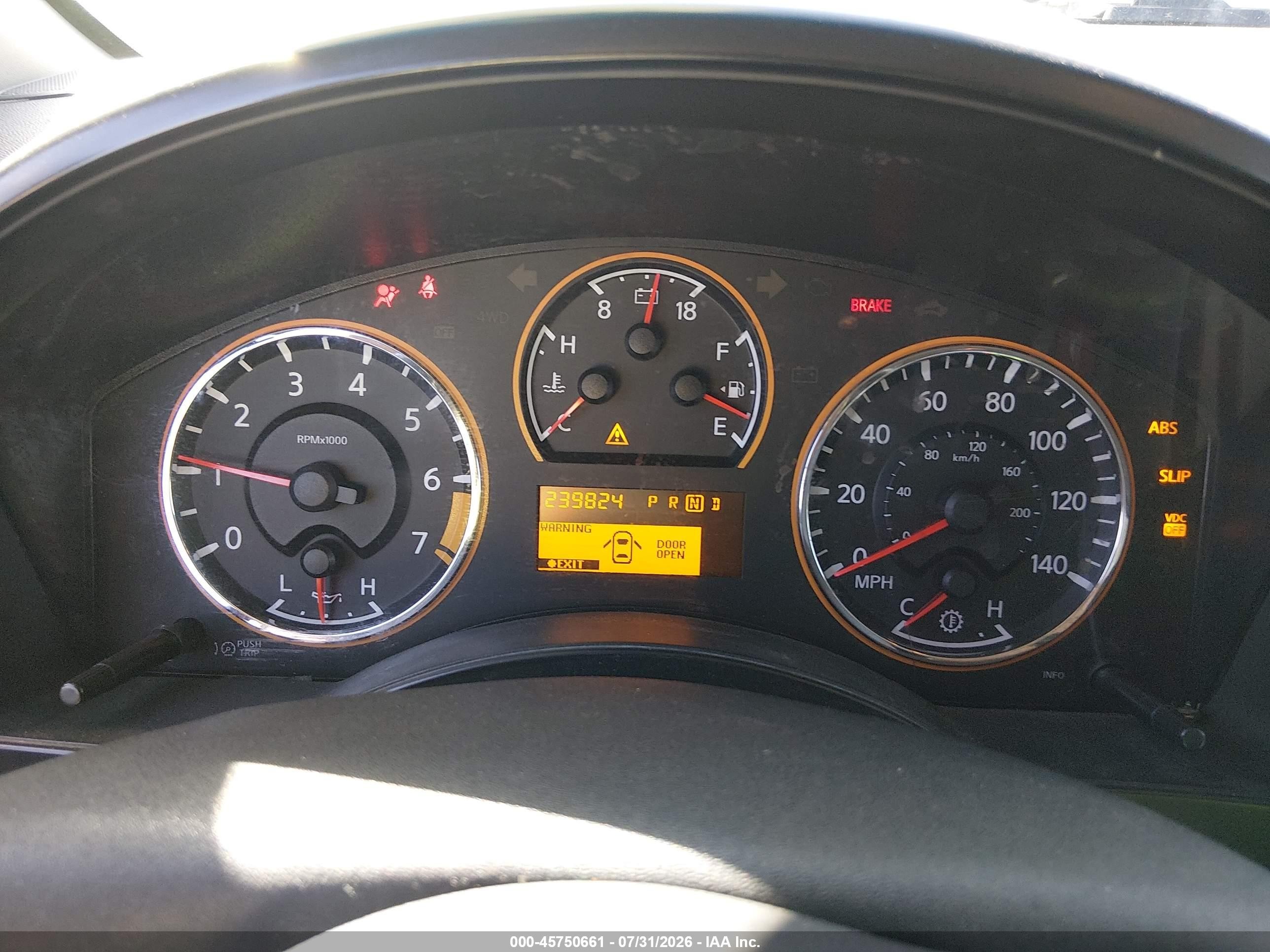 2009 Nissan Titan Le White vin: 1N6AA07D99N303317