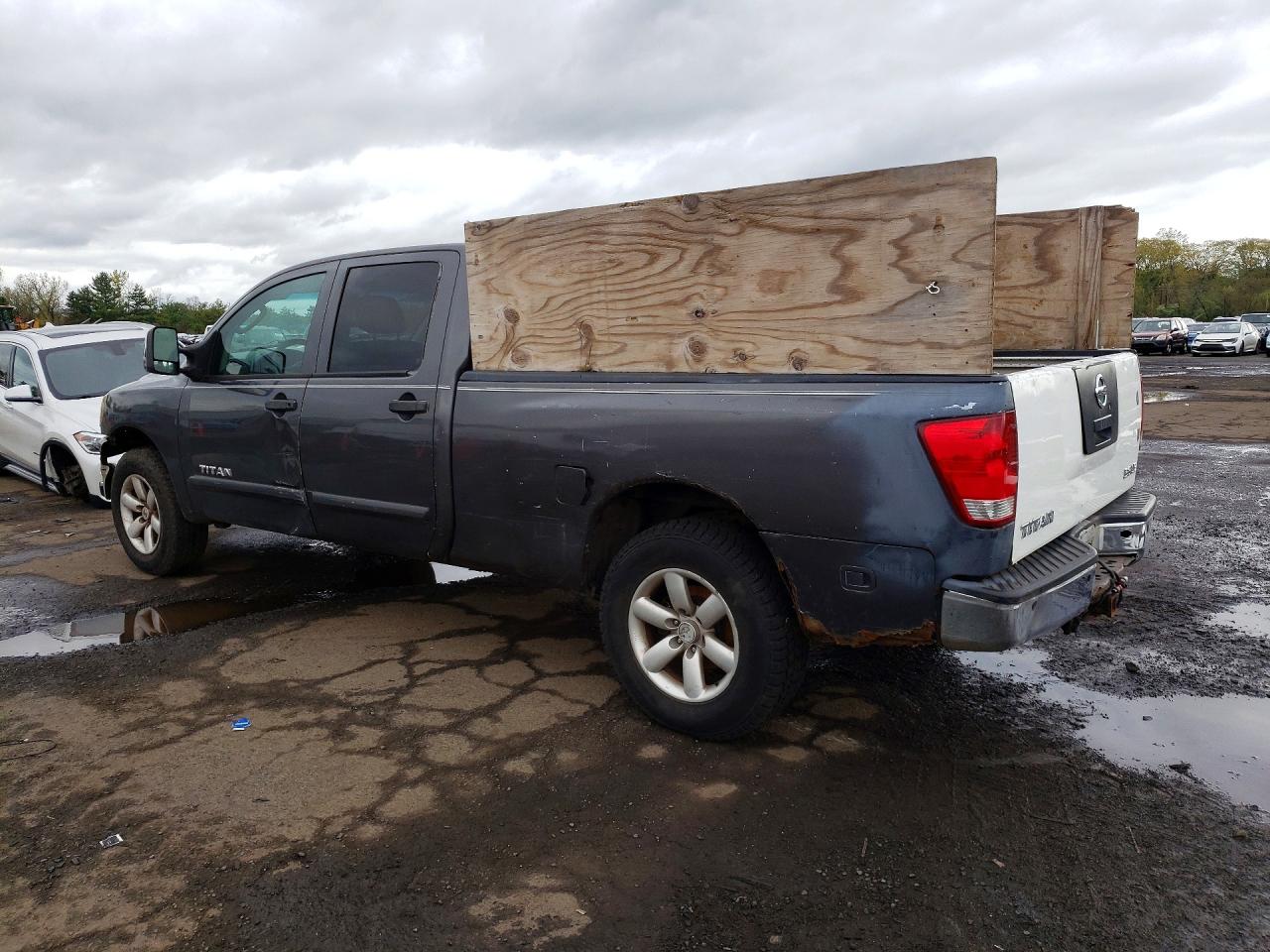 2008 Nissan Titan Xe Gray vin: 1N6AA07F48N337679