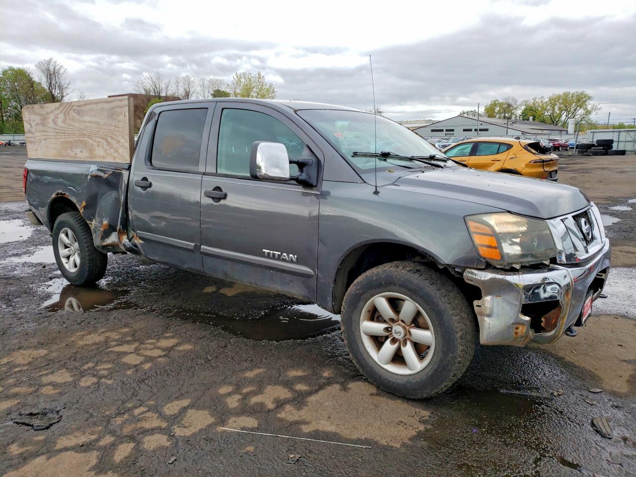 2008 Nissan Titan Xe Gray vin: 1N6AA07F48N337679