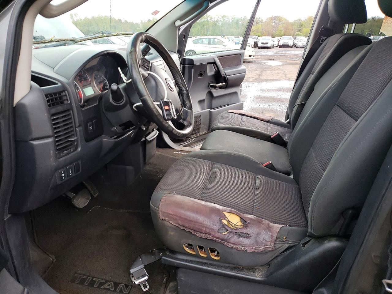 2008 Nissan Titan Xe Gray vin: 1N6AA07F48N337679