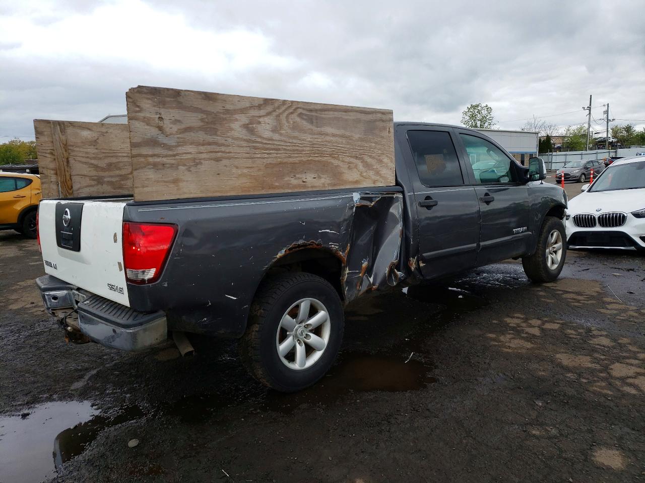 2008 Nissan Titan Xe Gray vin: 1N6AA07F48N337679