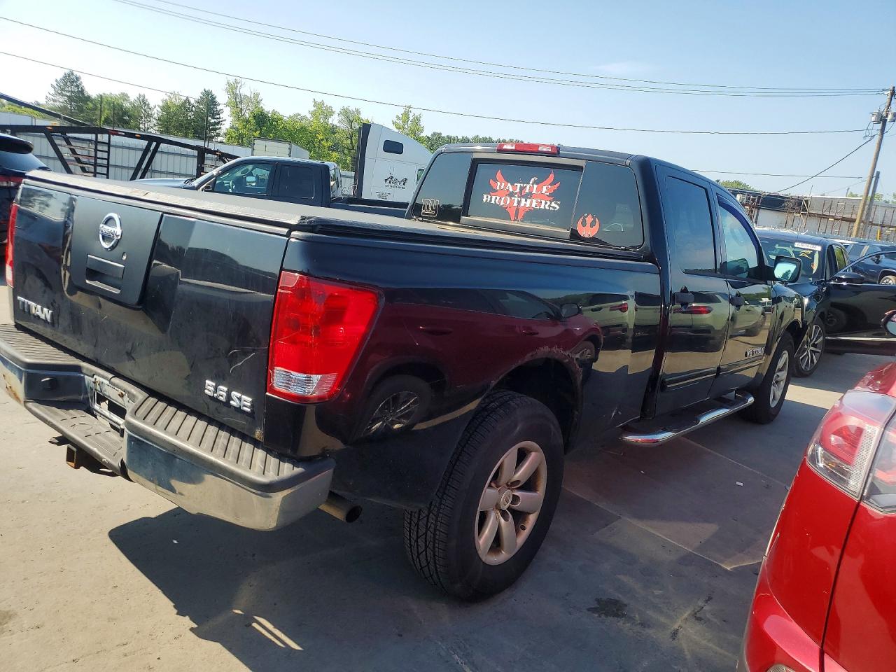 2008 Nissan Titan Xe Black vin: 1N6AA07F68N344391