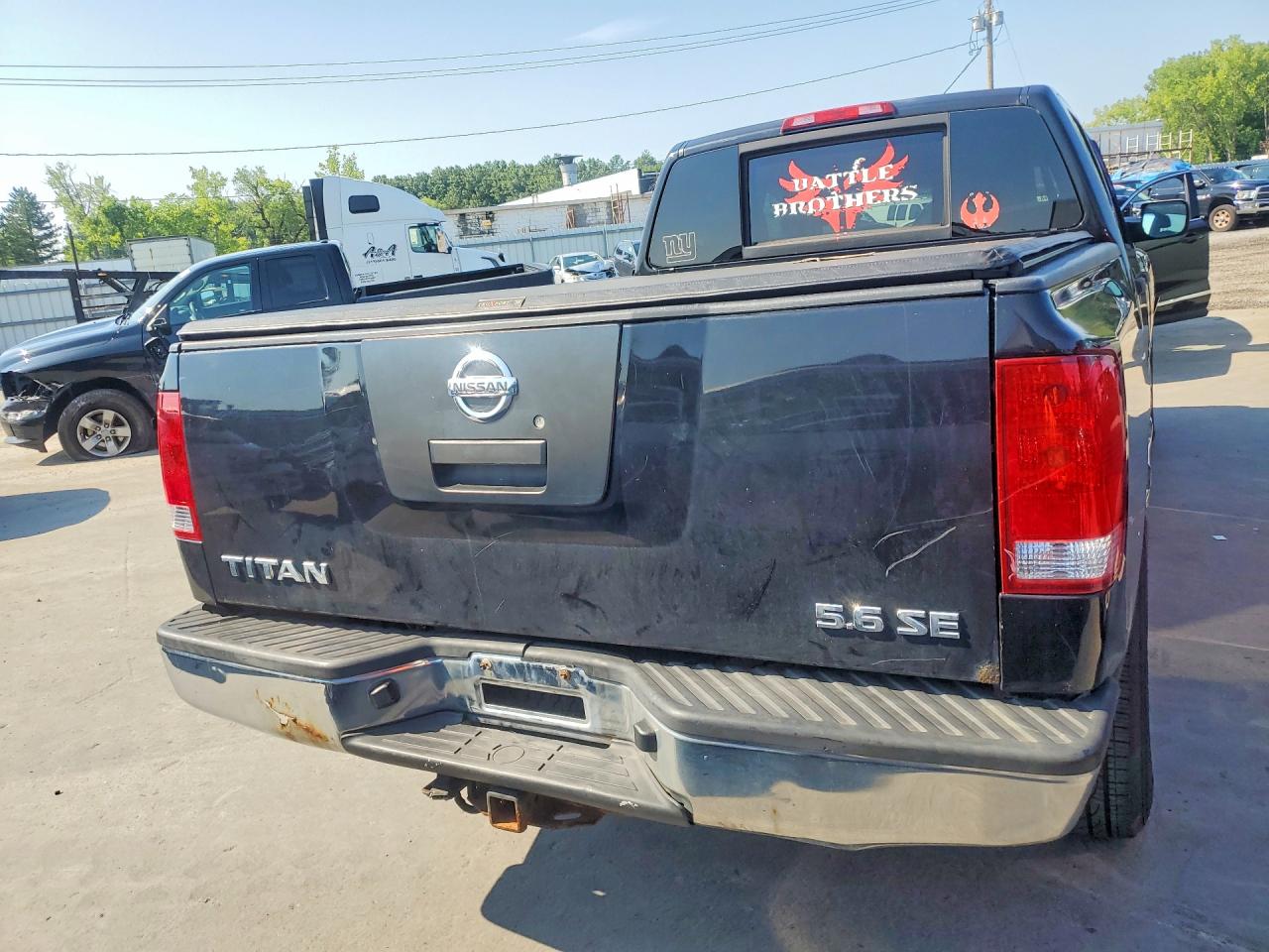 2008 Nissan Titan Xe Black vin: 1N6AA07F68N344391