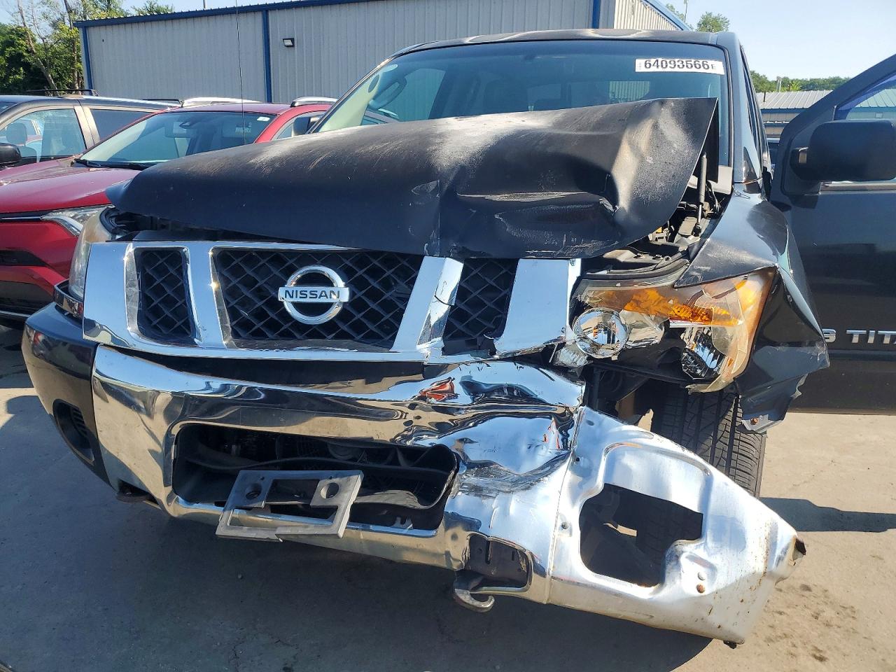 2008 Nissan Titan Xe Black vin: 1N6AA07F68N344391