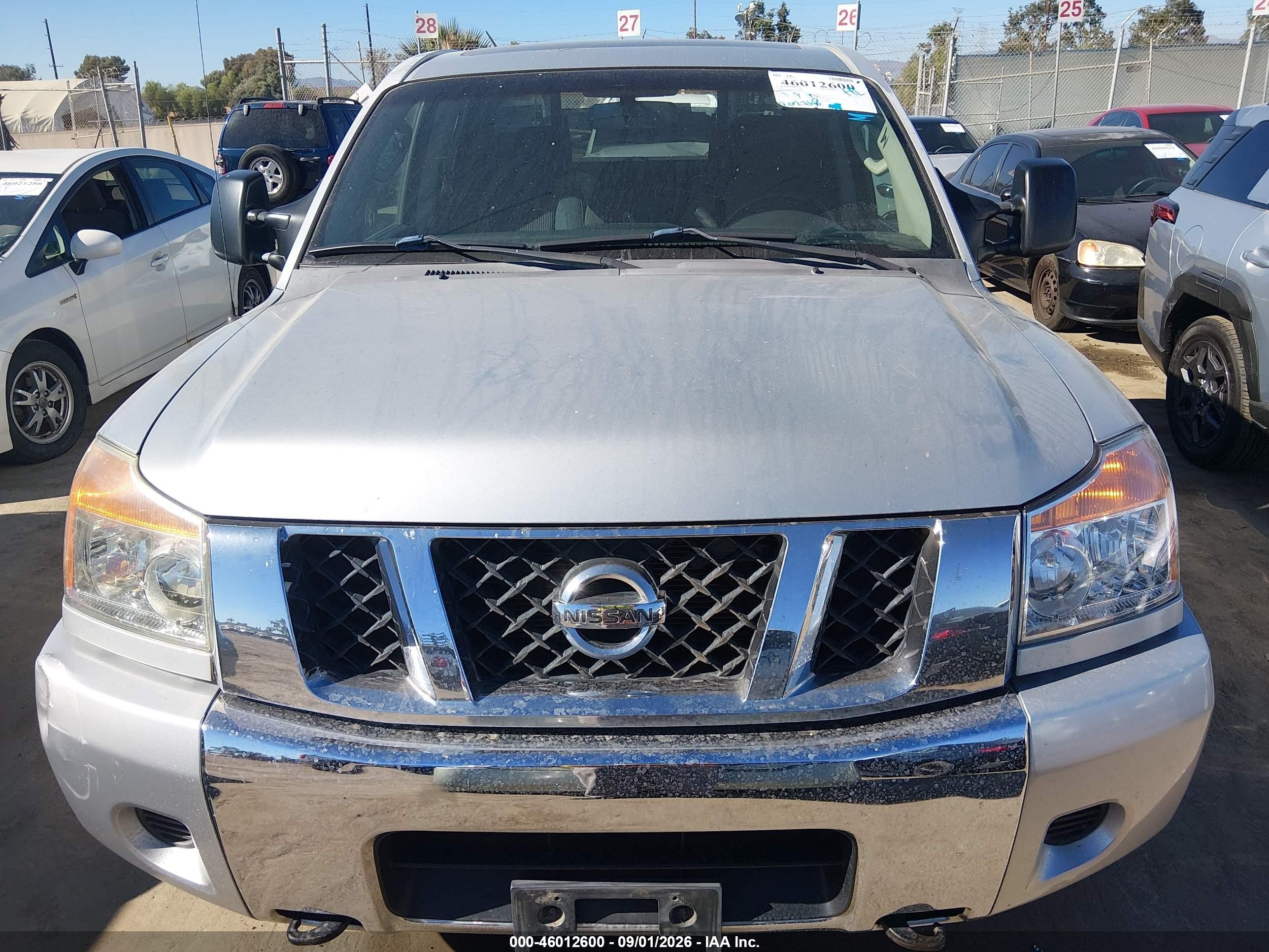 2008 Nissan Titan Xe Gray vin: 1N6AA07G78N324899