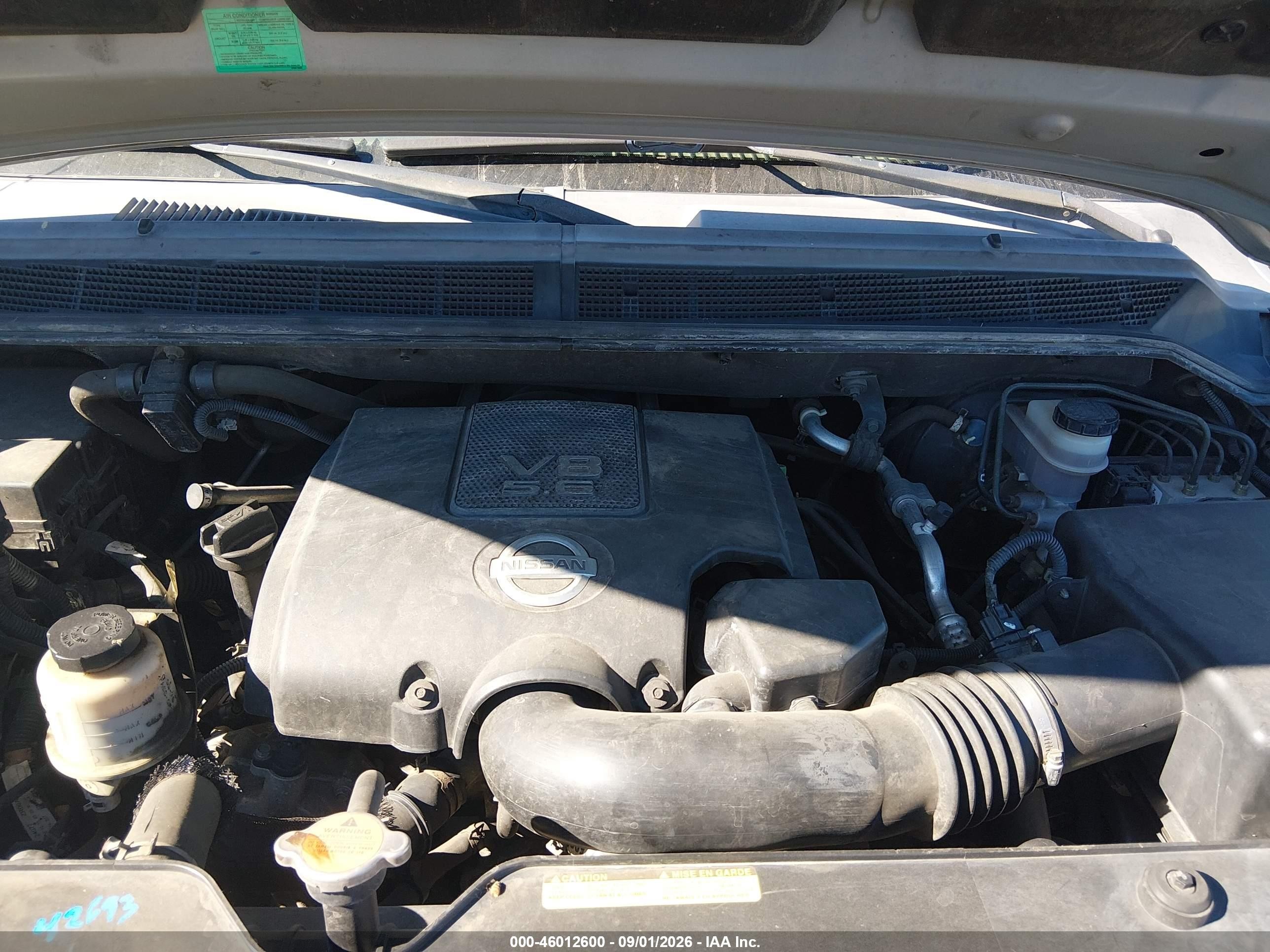 2008 Nissan Titan Xe Gray vin: 1N6AA07G78N324899