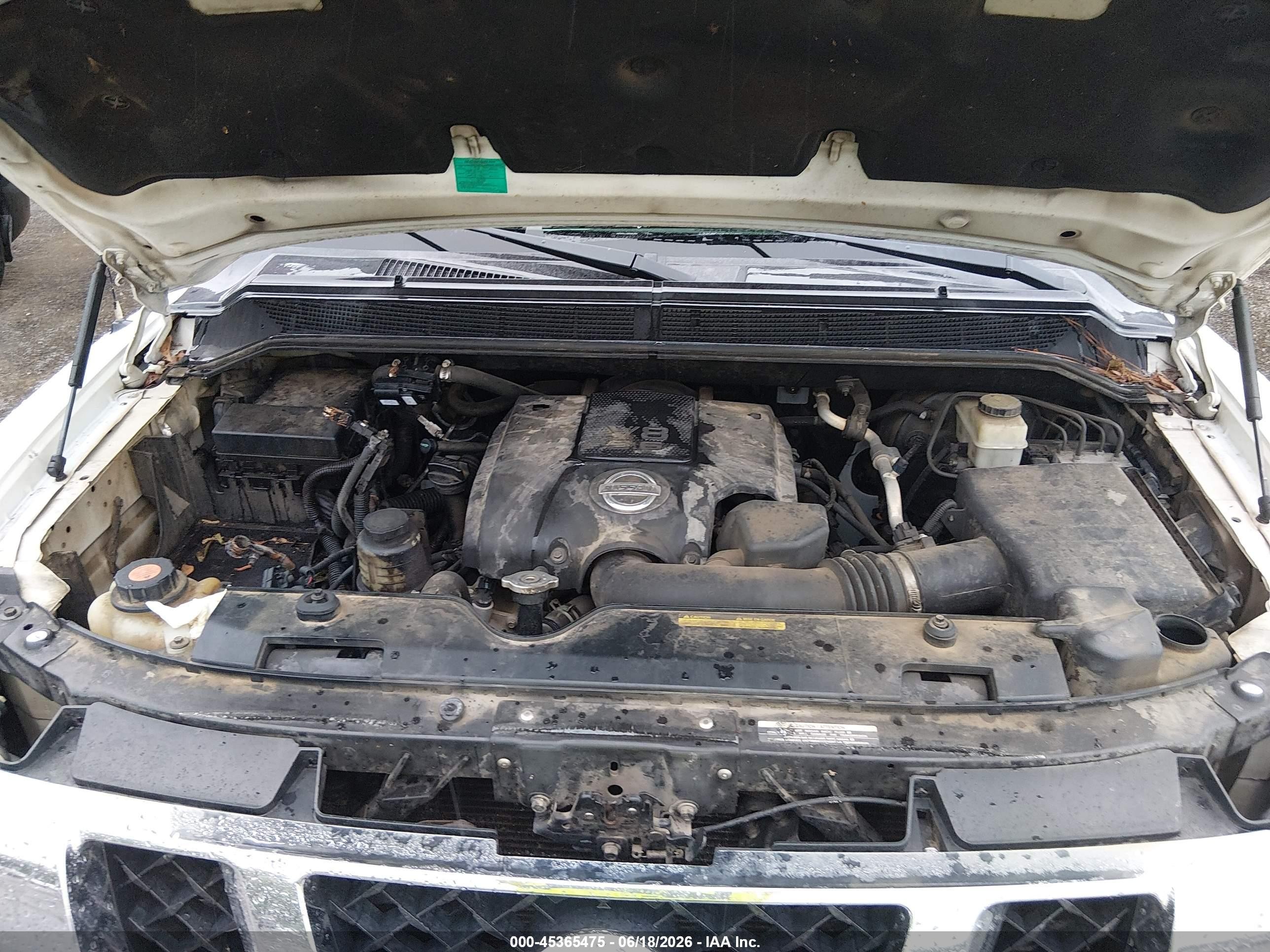 2014 Nissan Titan Sv White vin: 1N6AA0CA6EN520068