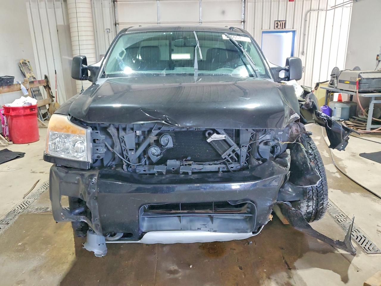 2013 Nissan Titan S/sv/pro-4x Black vin: 1N6AA0CC1DN304810