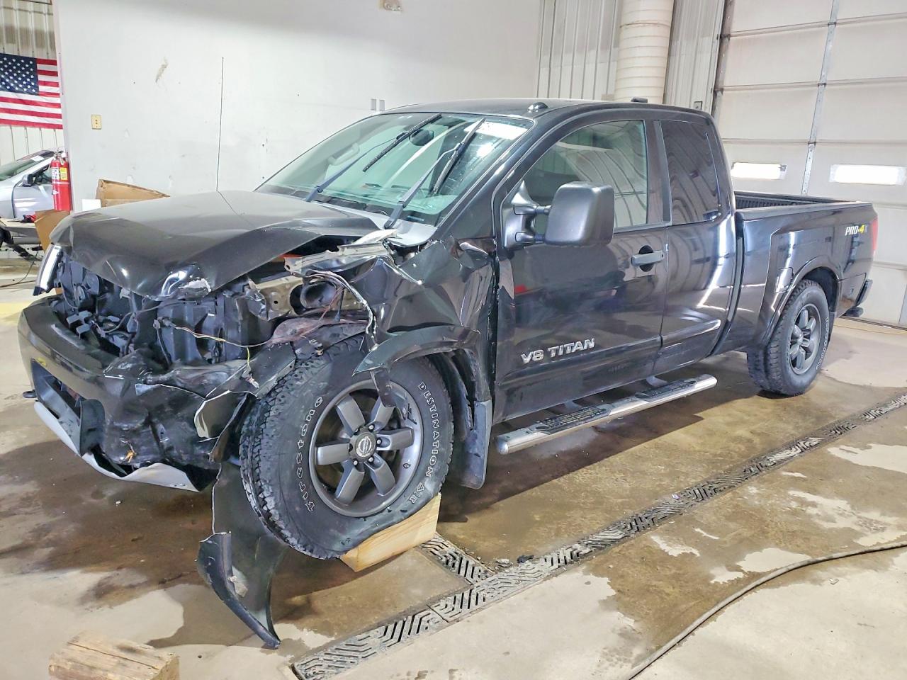 2013 Nissan Titan S/sv/pro-4x Black vin: 1N6AA0CC1DN304810