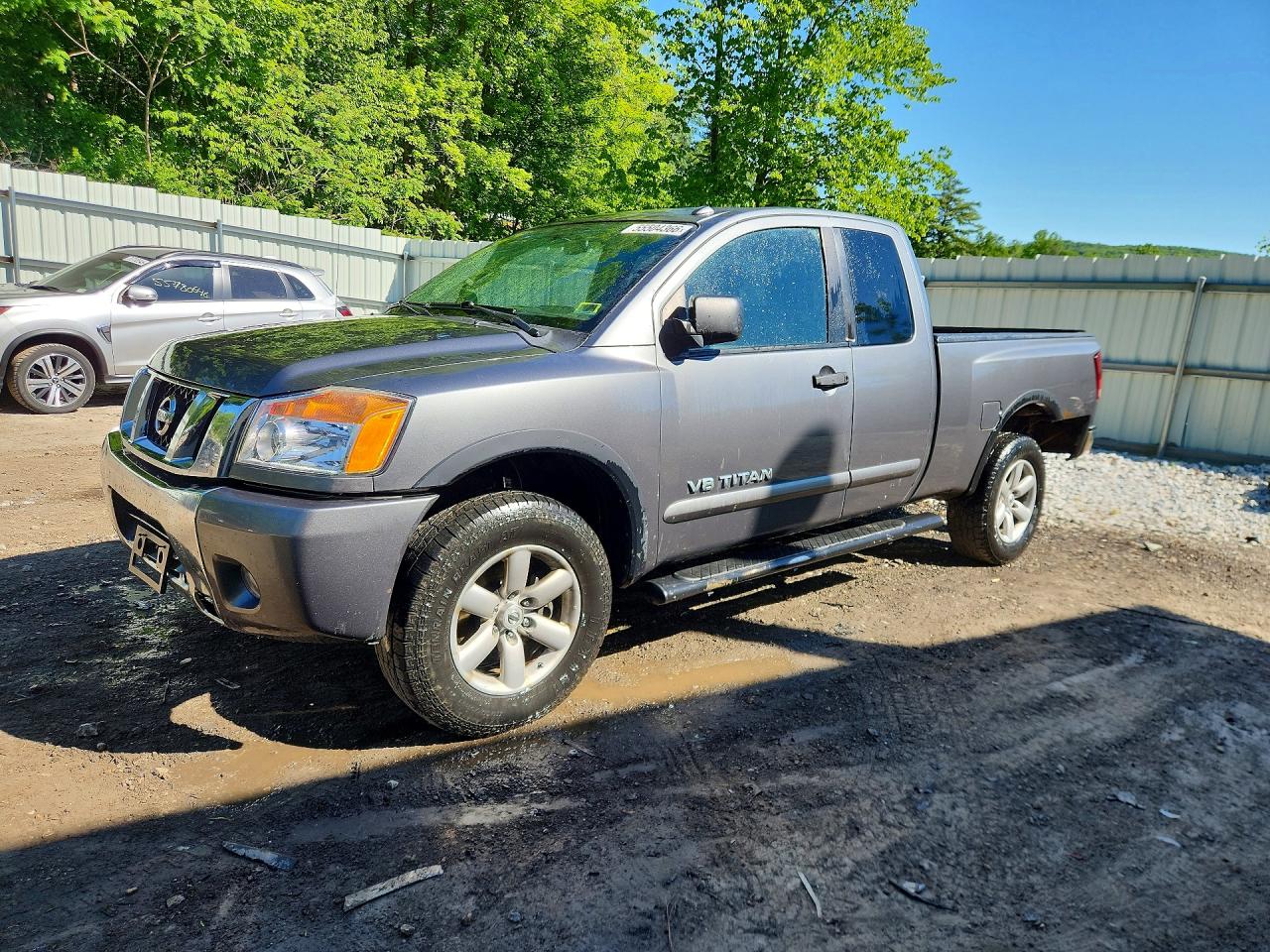 2015 Nissan Titan Sv Silver vin: 1N6AA0CC1FN501057