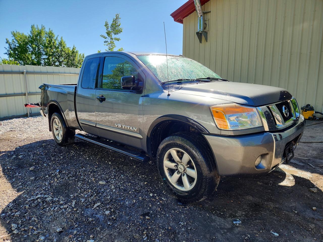 2015 Nissan Titan Sv Silver vin: 1N6AA0CC1FN501057