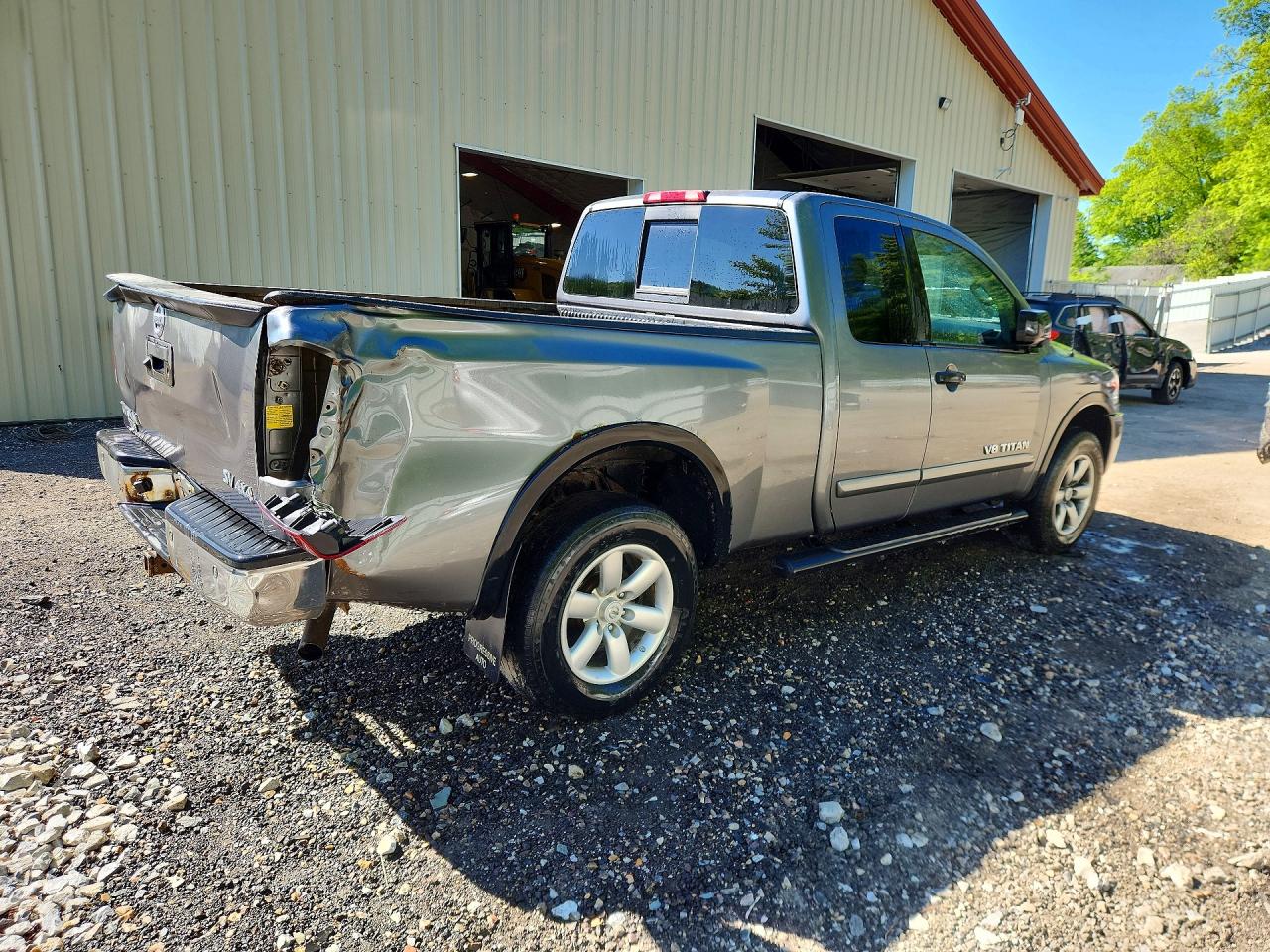 2015 Nissan Titan Sv Silver vin: 1N6AA0CC1FN501057