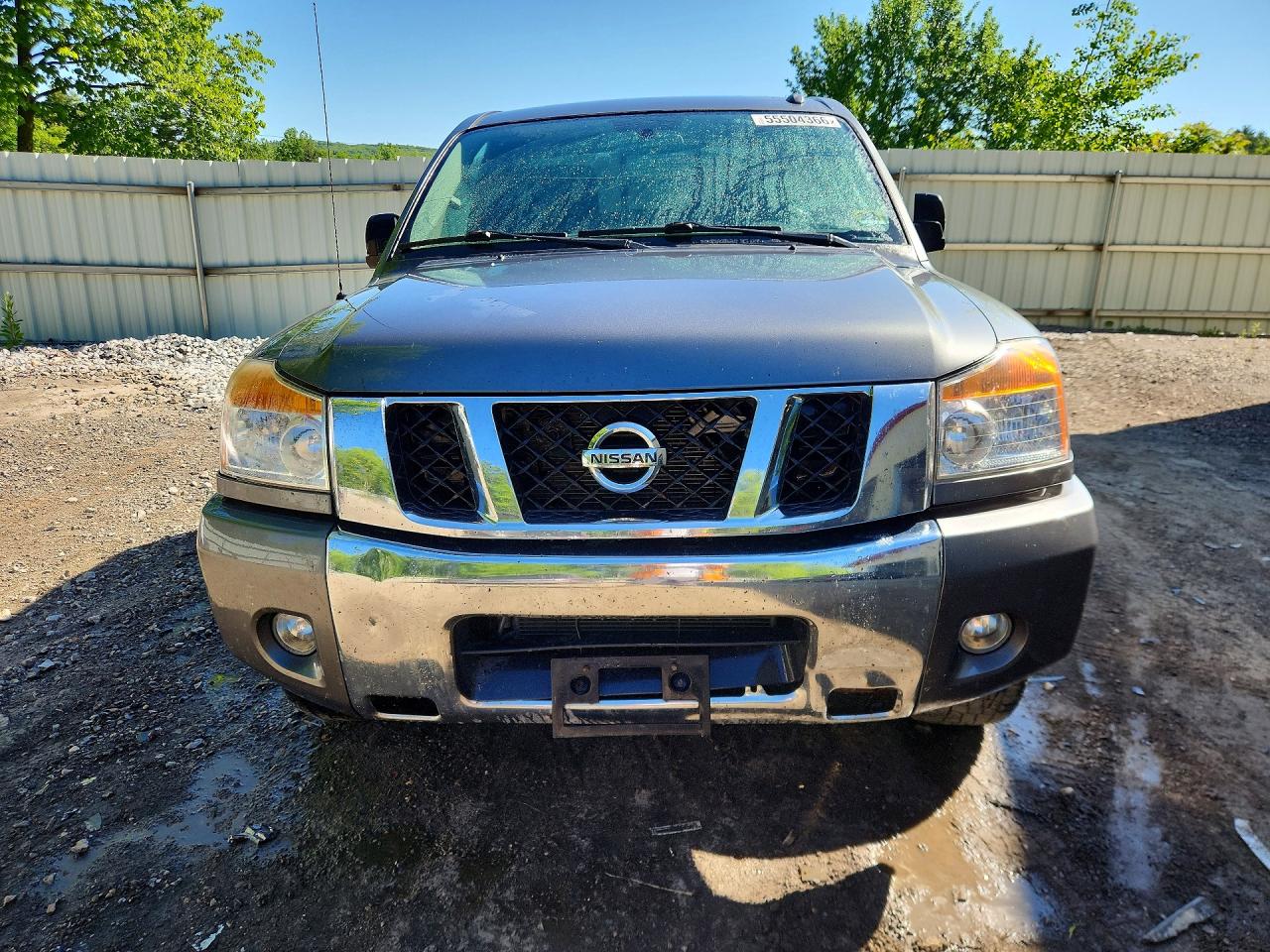 2015 Nissan Titan Sv Silver vin: 1N6AA0CC1FN501057