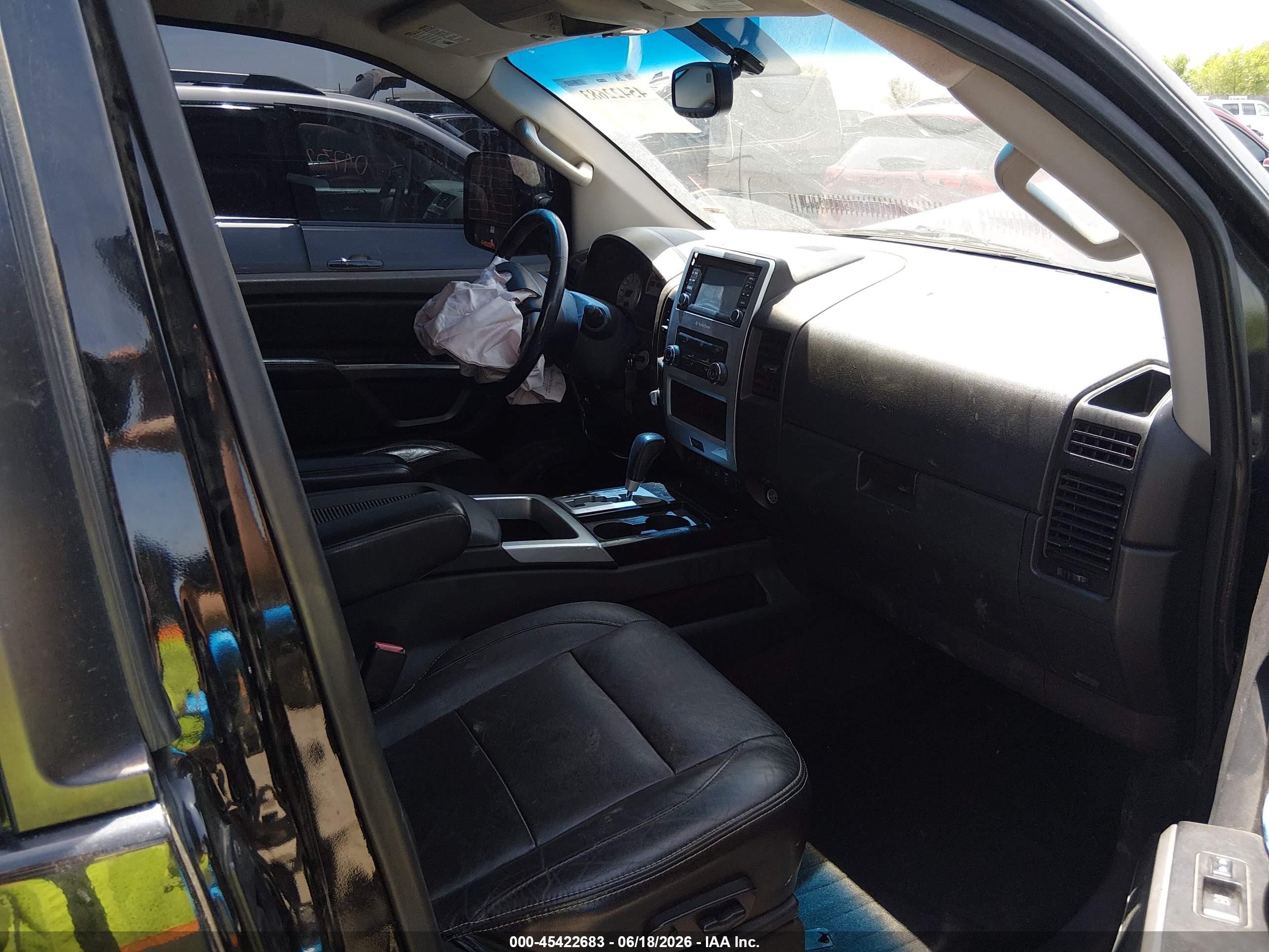 2015 Nissan Titan Pro-4x/s/sv Black vin: 1N6AA0CC1FN502466