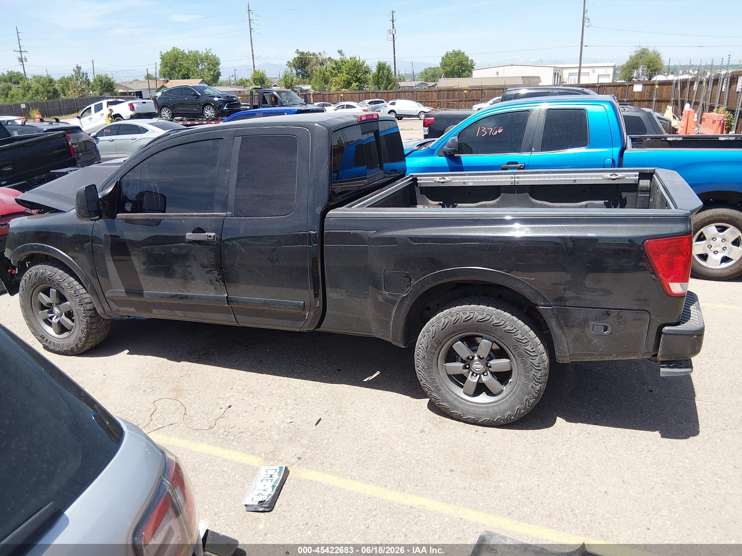 2015 Nissan Titan Pro-4x/s/sv Black vin: 1N6AA0CC1FN502466