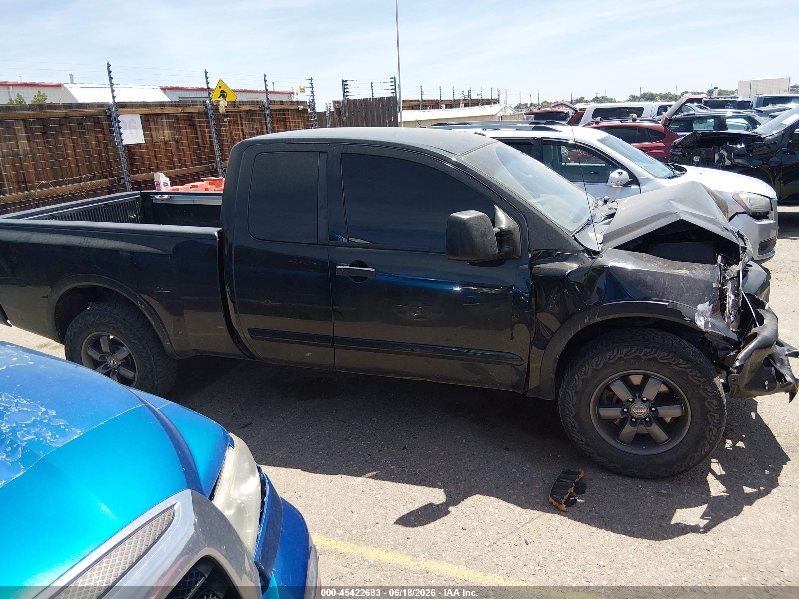 2015 Nissan Titan Pro-4x/s/sv Black vin: 1N6AA0CC1FN502466