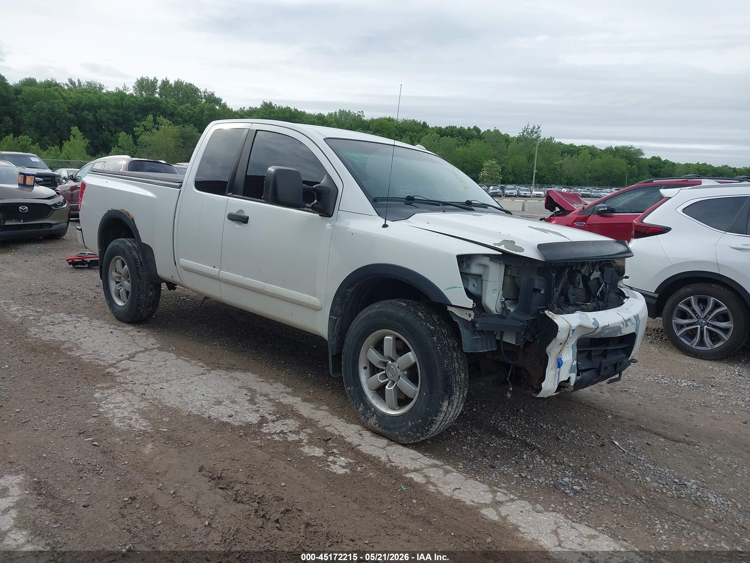 2012 Nissan Titan Pro-4x/s/sv White vin: 1N6AA0CC2CN302353