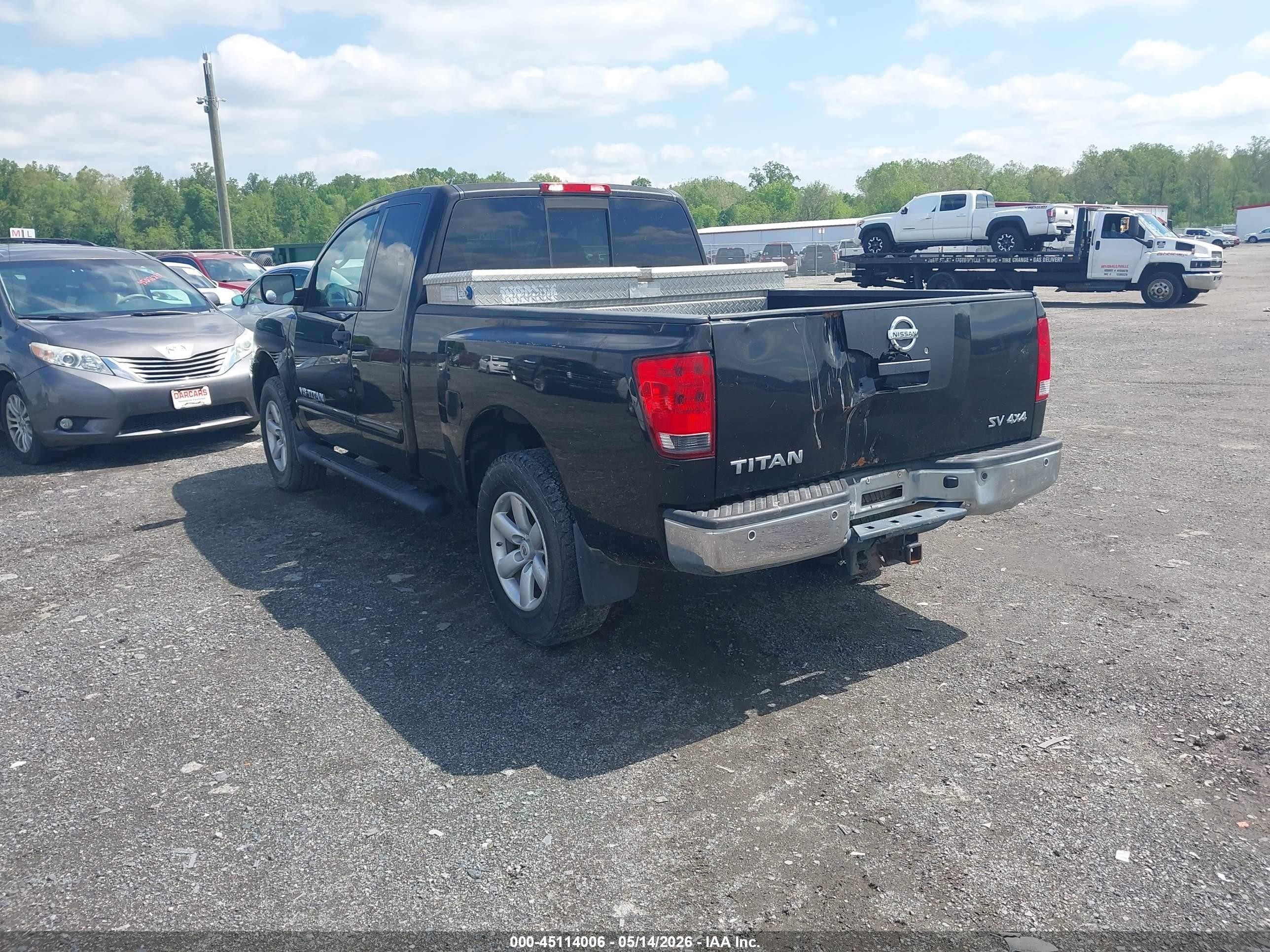 2011 Nissan Titan Sv Черный vin: 1N6AA0CC3BN307110