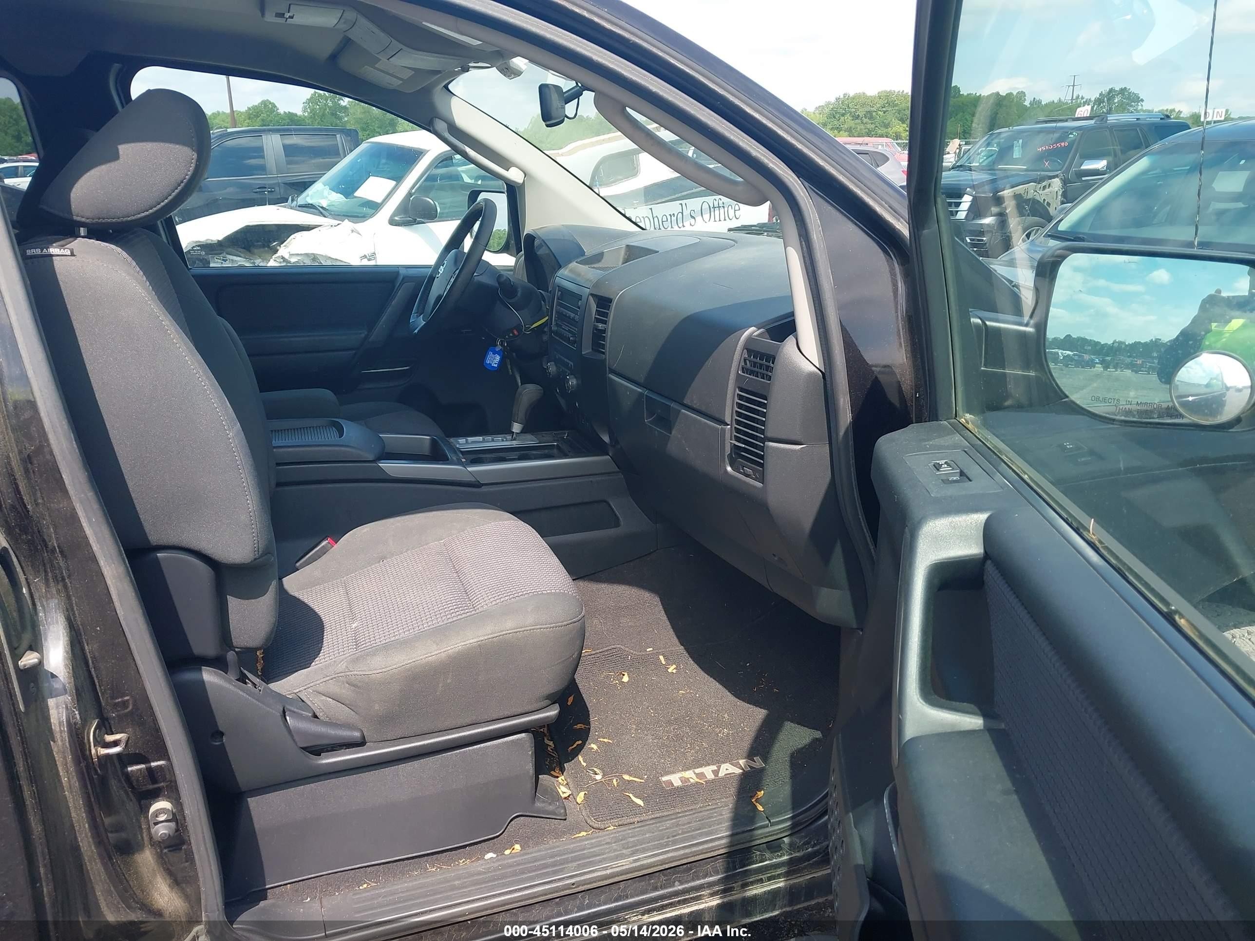 2011 Nissan Titan Sv Черный vin: 1N6AA0CC3BN307110