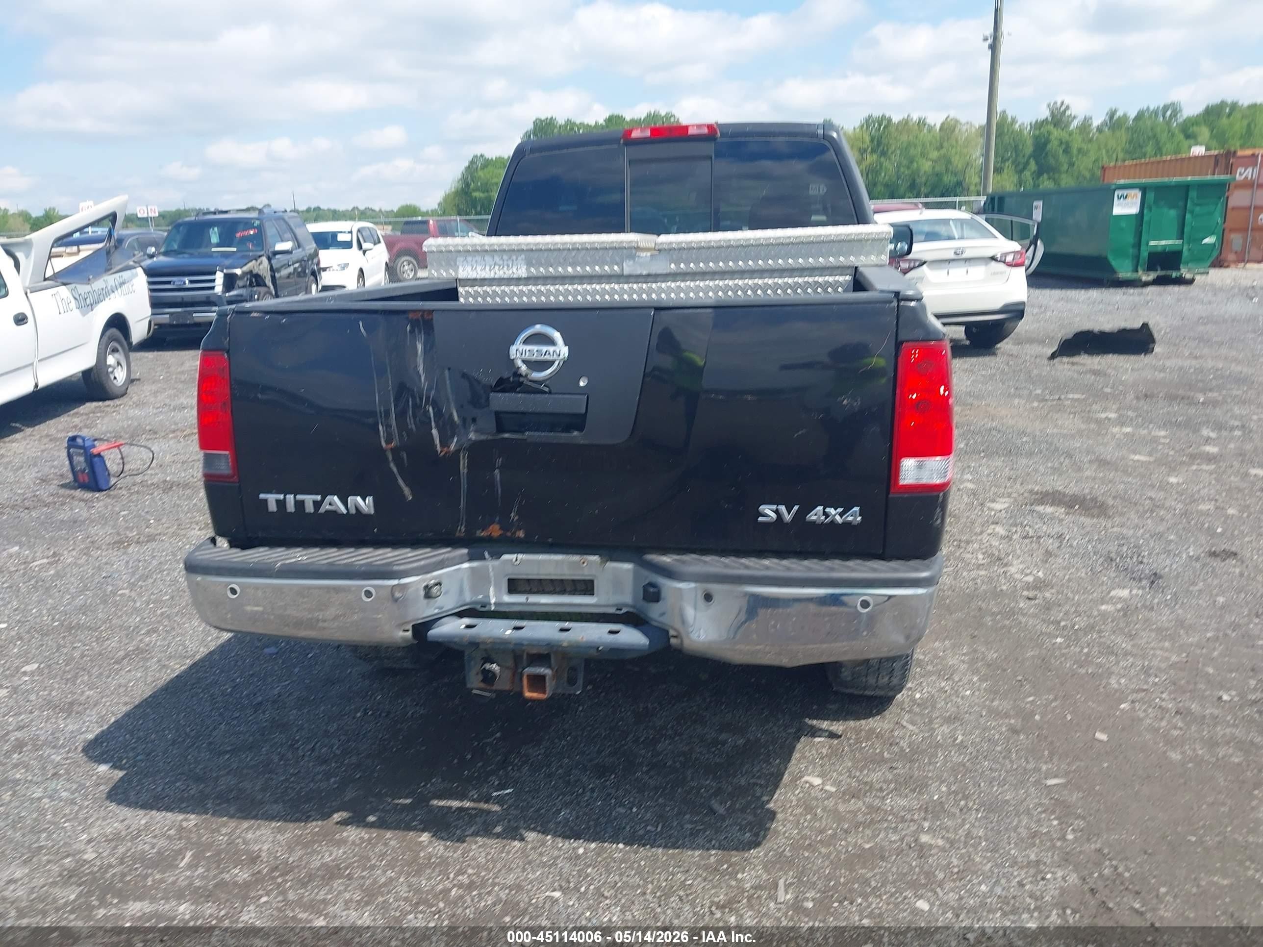 2011 Nissan Titan Sv Черный vin: 1N6AA0CC3BN307110