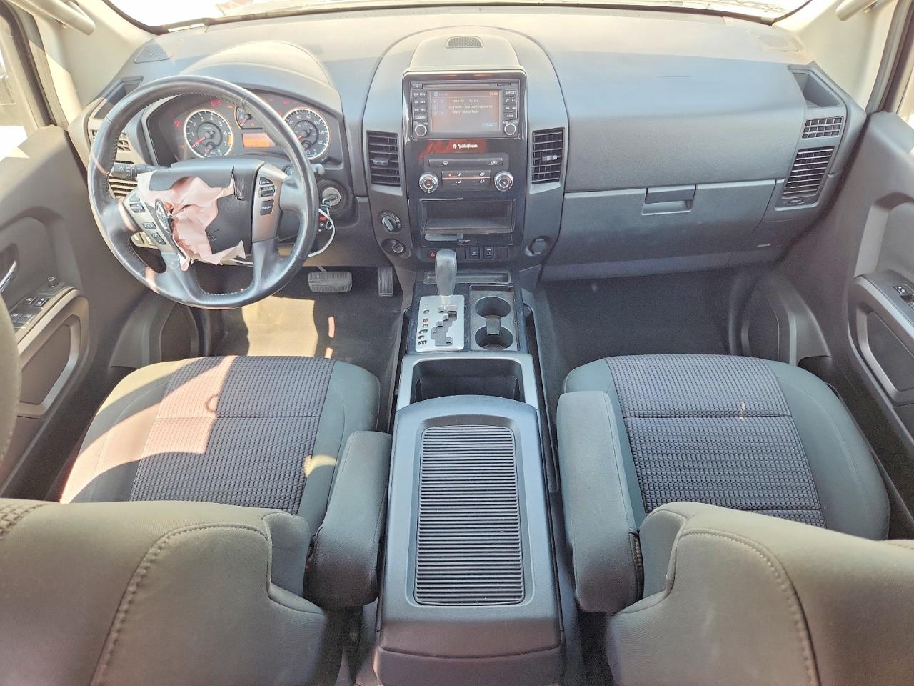 2015 Nissan Titan Sv White vin: 1N6AA0CC3FN502307