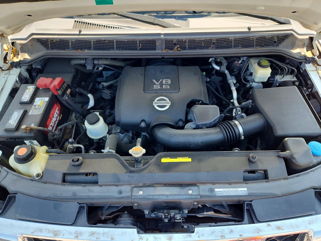 2015 Nissan Titan Sv White vin: 1N6AA0CC3FN502307
