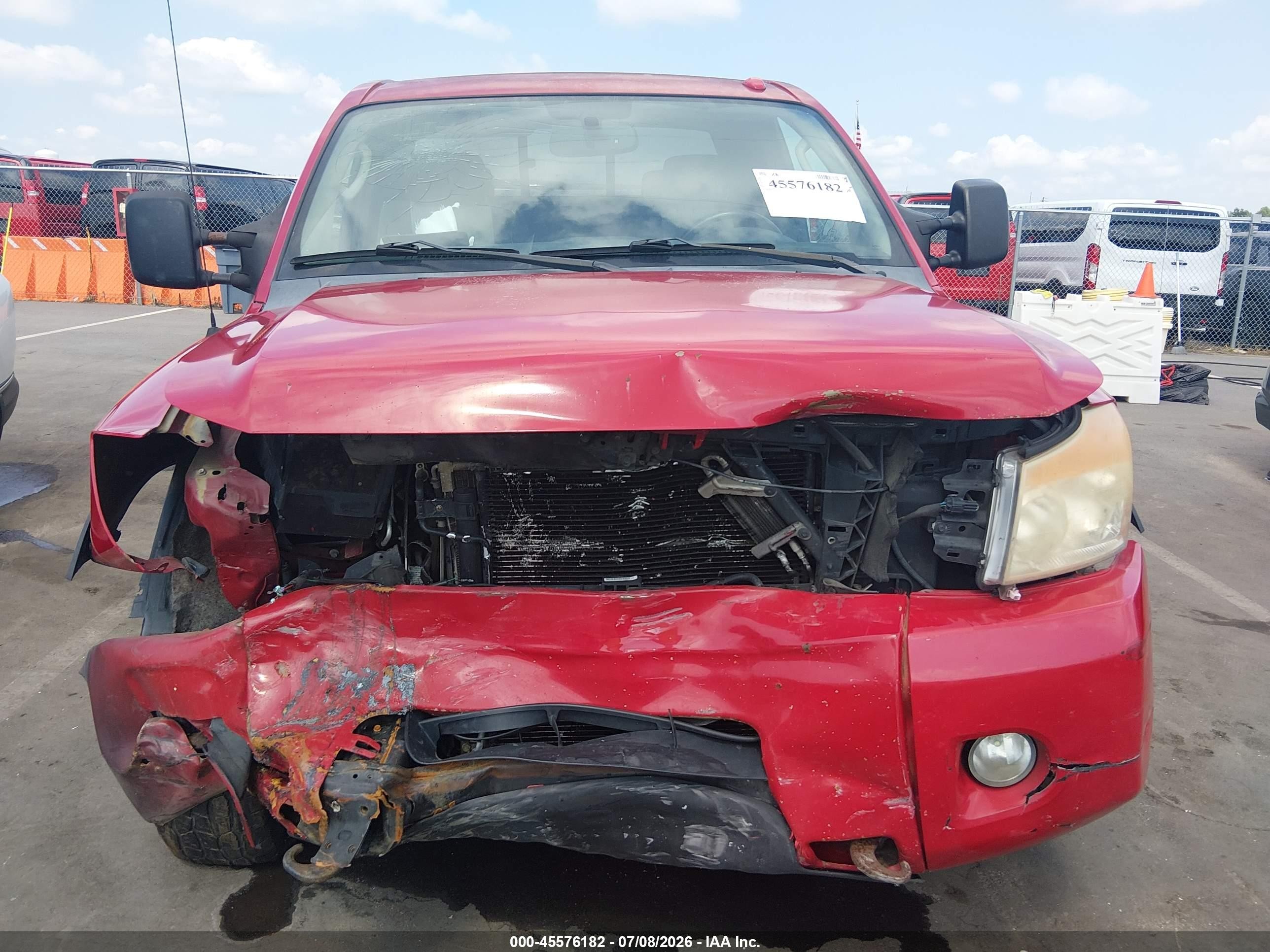2011 Nissan Titan Pro-4x Red vin: 1N6AA0CC4BN320397