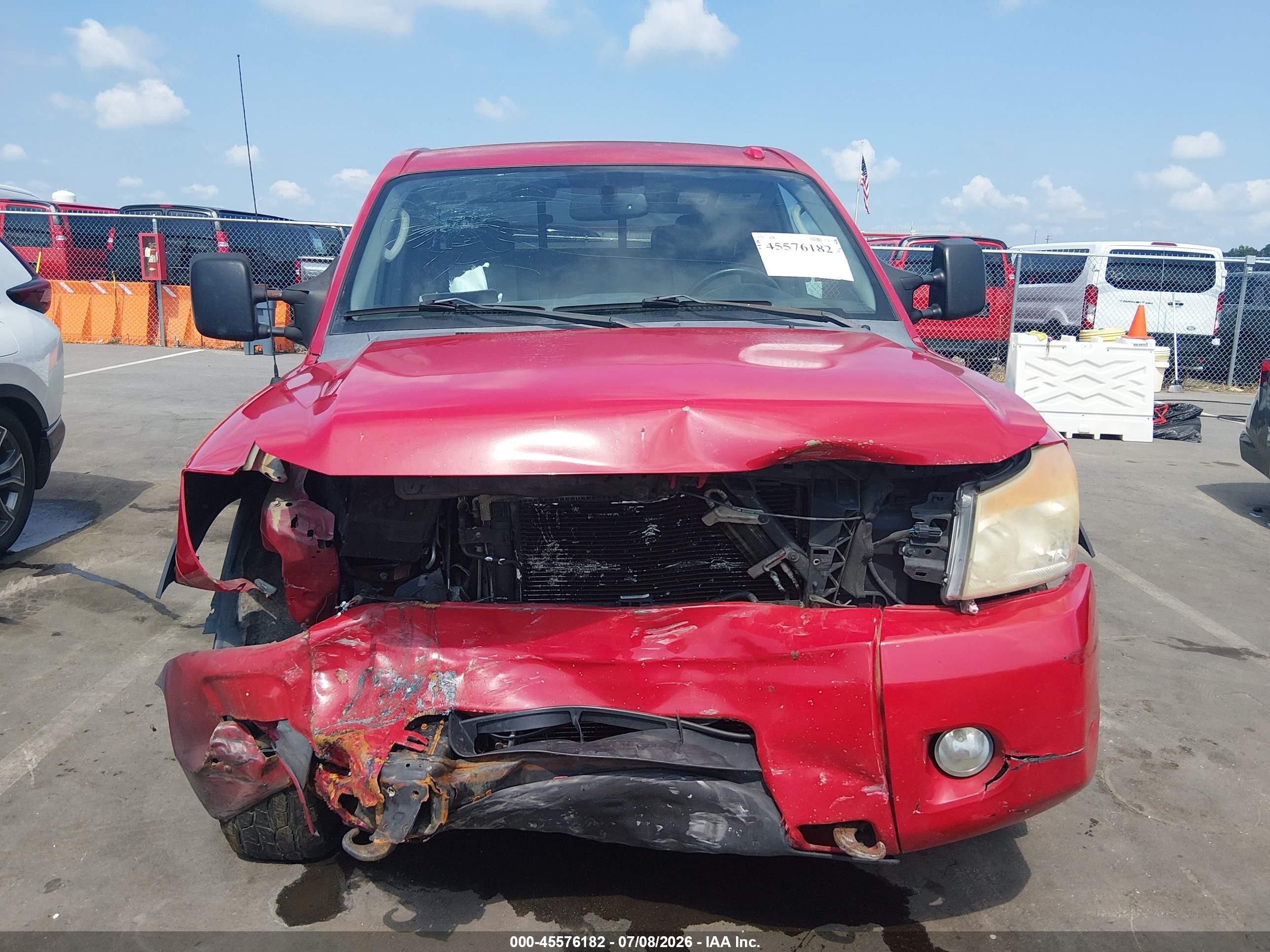 2011 Nissan Titan Pro-4x Red vin: 1N6AA0CC4BN320397