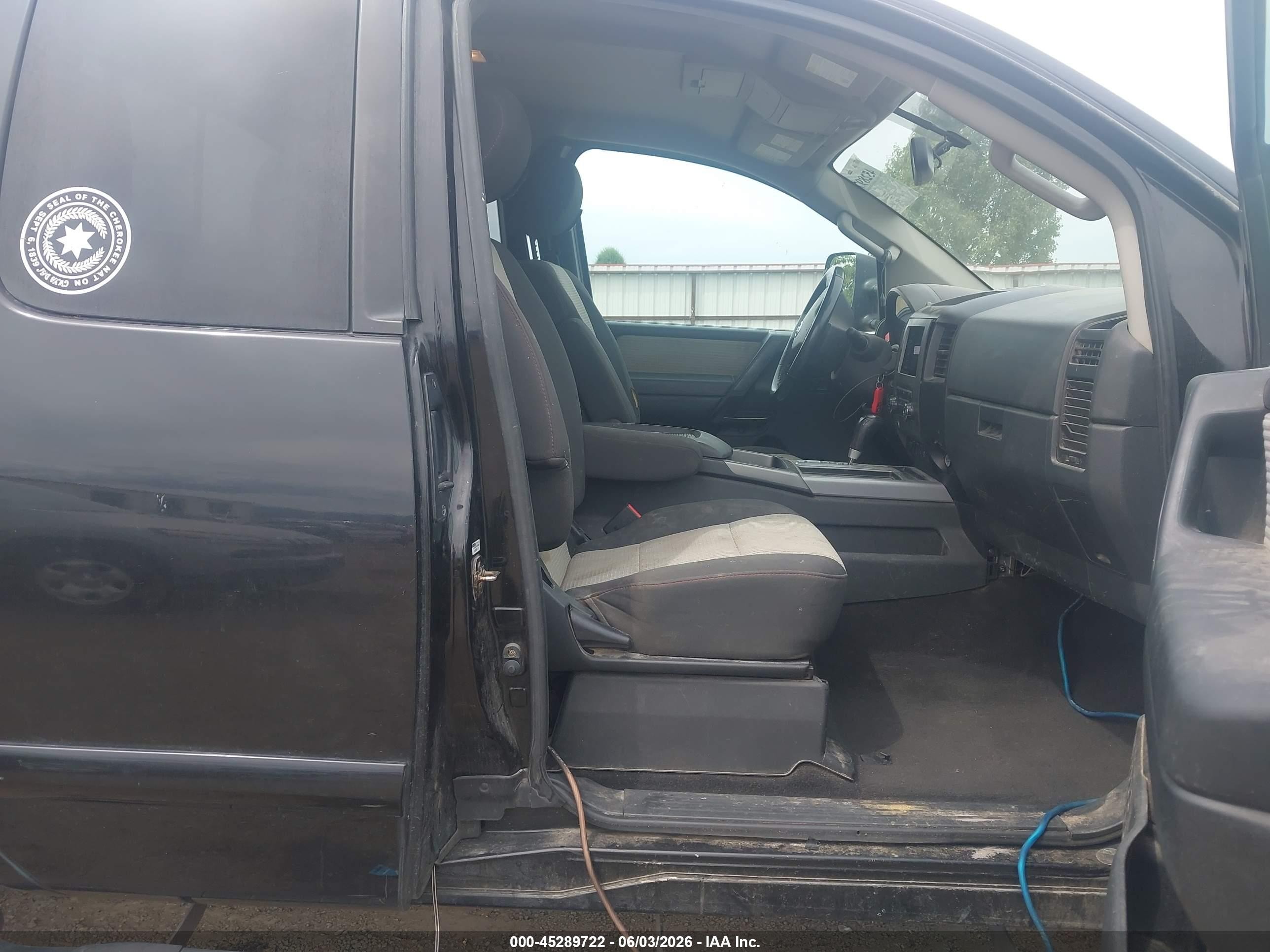 2012 Nissan Titan Pro-4x Black vin: 1N6AA0CC9CN300602