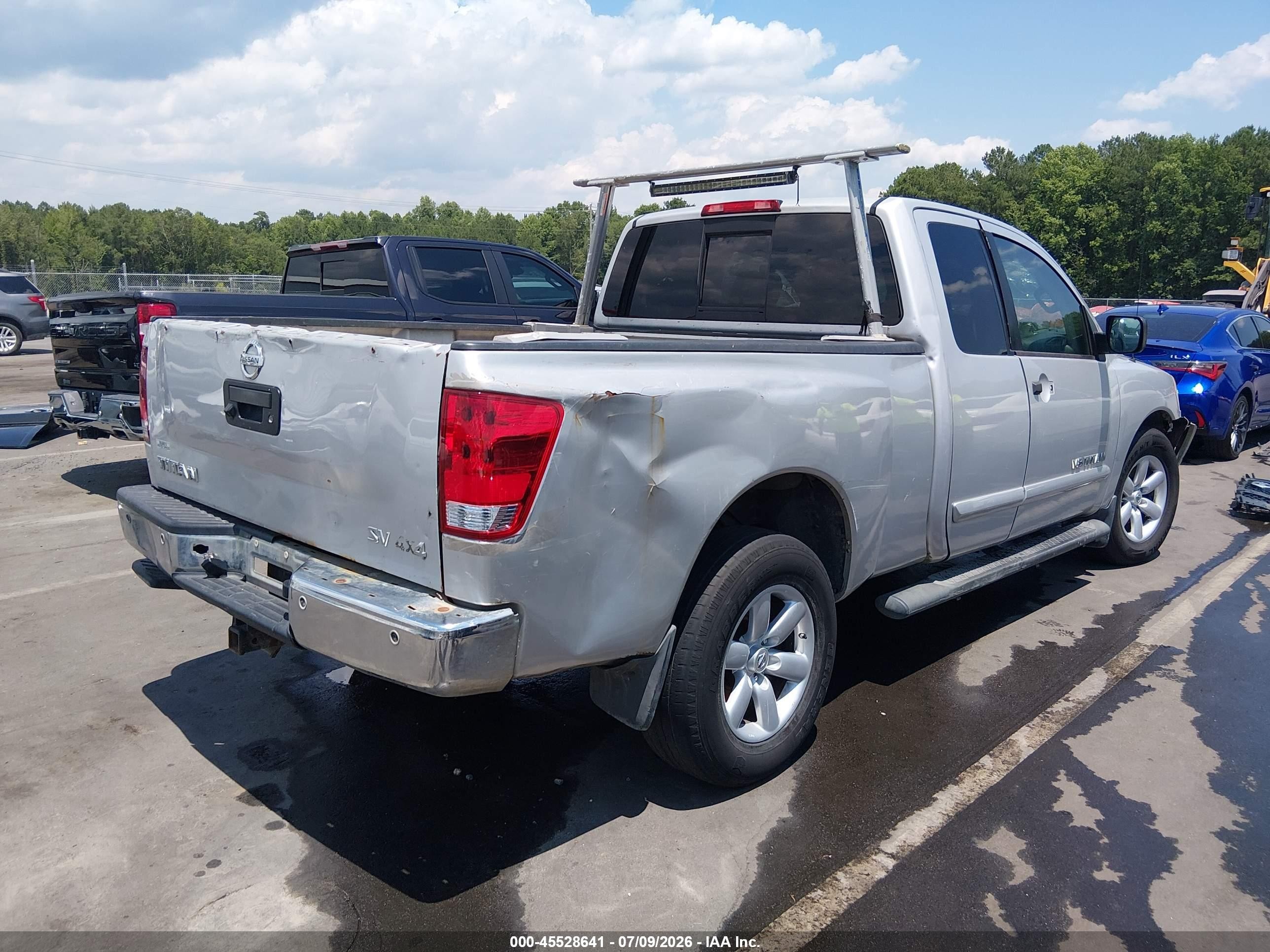 2013 Nissan Titan Sv Серебряный vin: 1N6AA0CC9DN312279